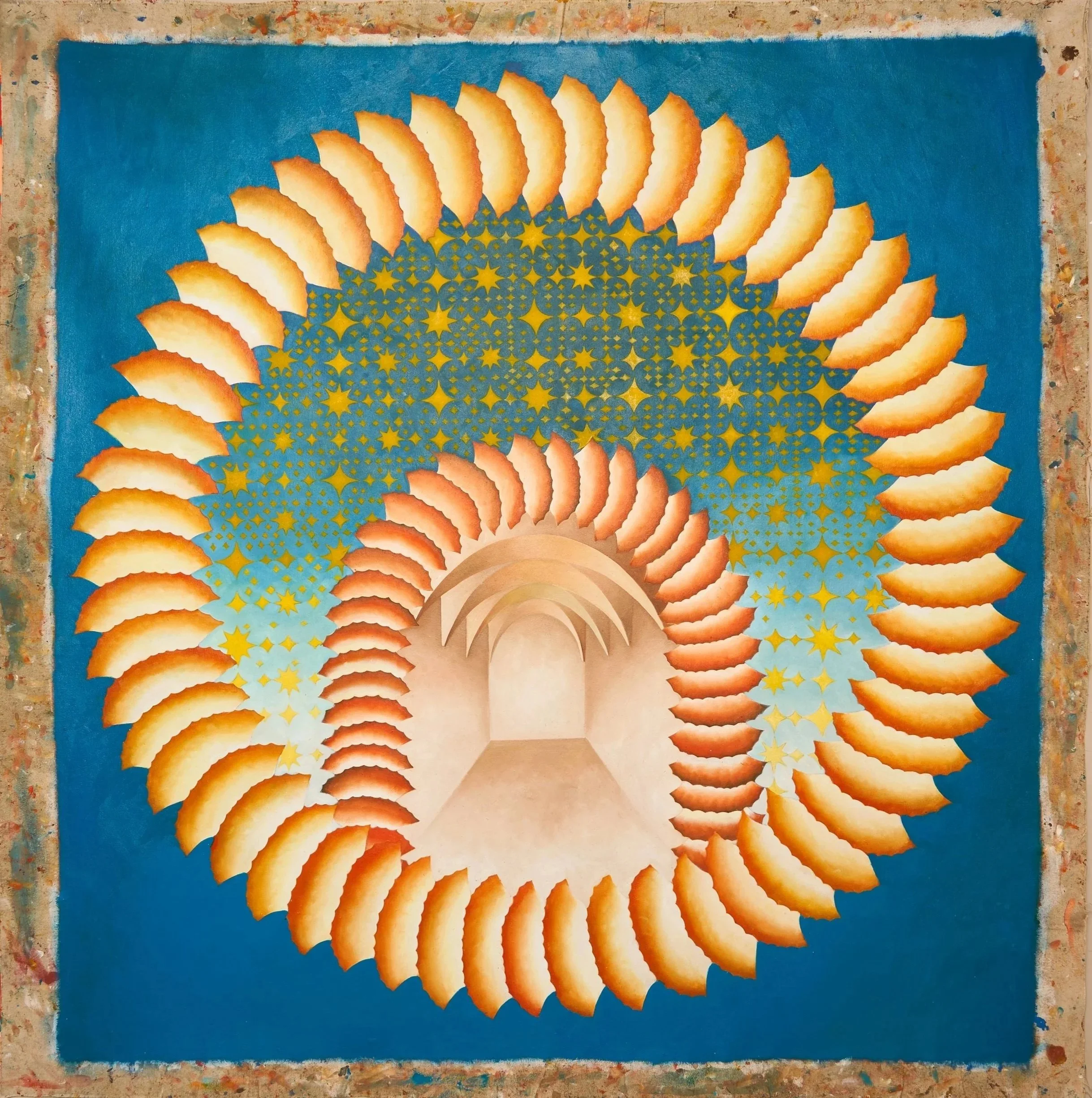 The Annunciation, 2023, oil on canvas, 76 x 78 inches - SOLD