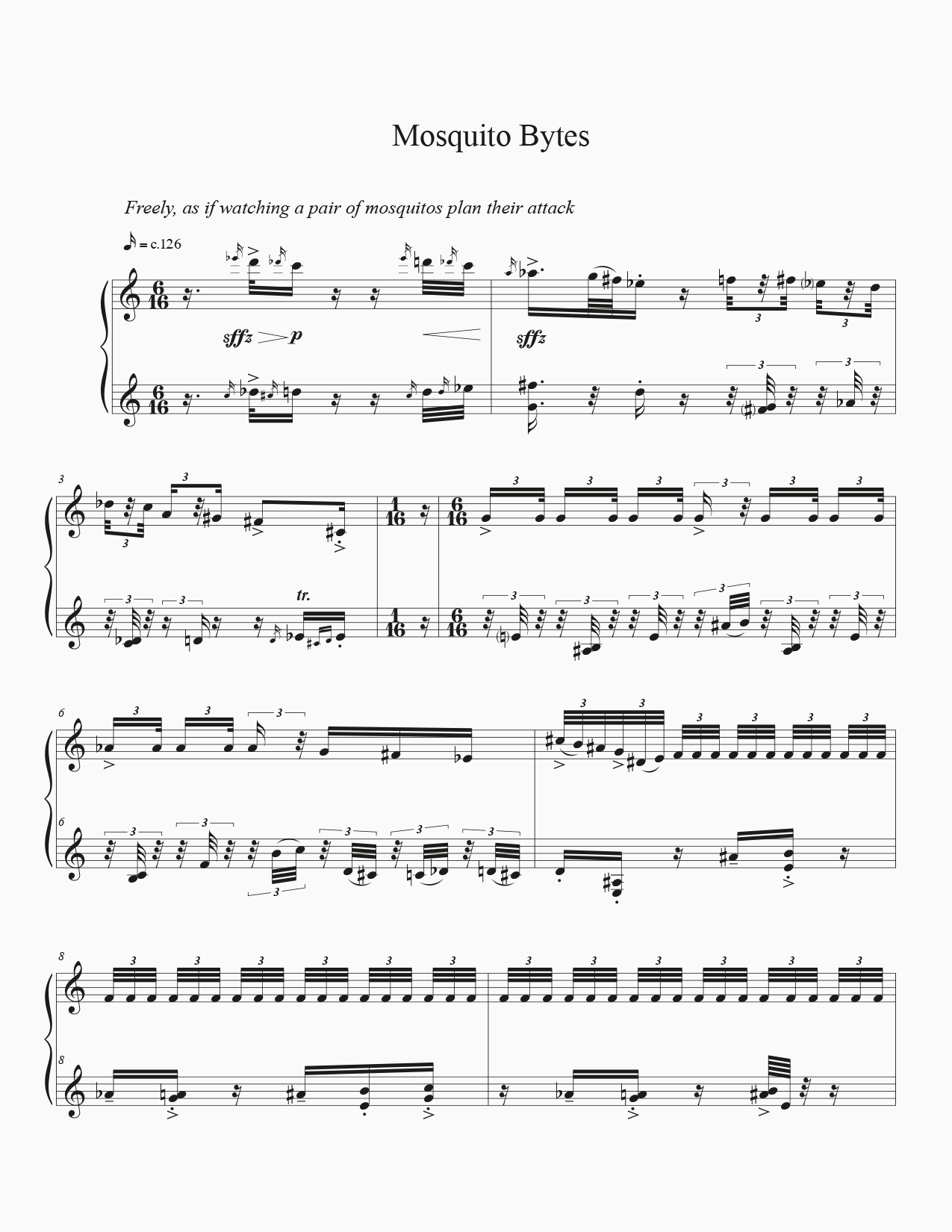 The Gallery Wall (6 pieces for piano)