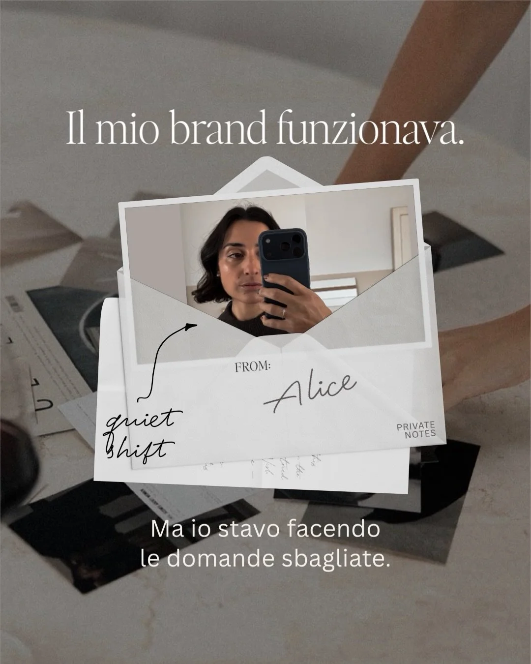 Il problema non era il brand.
E non era nemmeno la fatica.

Il problema era che stavo vendendo il prodotto.
Non la competenza.

Quando ho capito che la vera leva non era fare di pi&ugrave;
ma usare psicologia, percezione e strategia insieme
&egrave; 