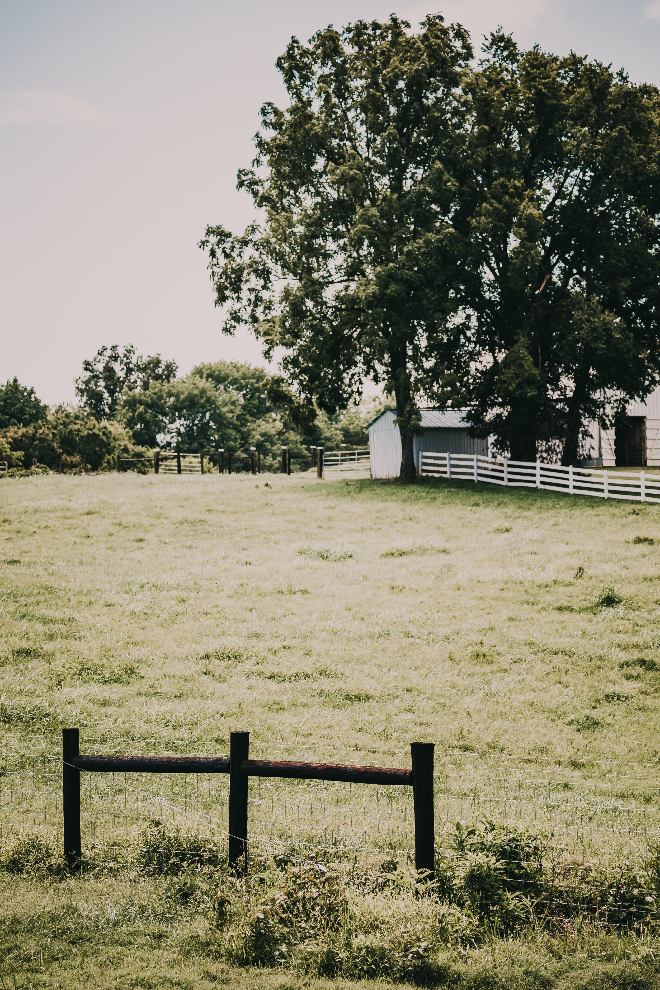 Commercial fence repair on a managed property