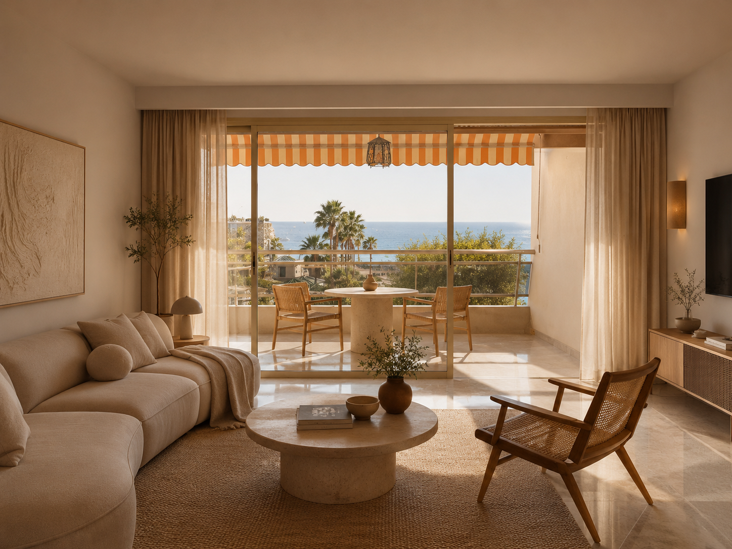 Renovated 34 sqm studio apartment on the French Riviera
