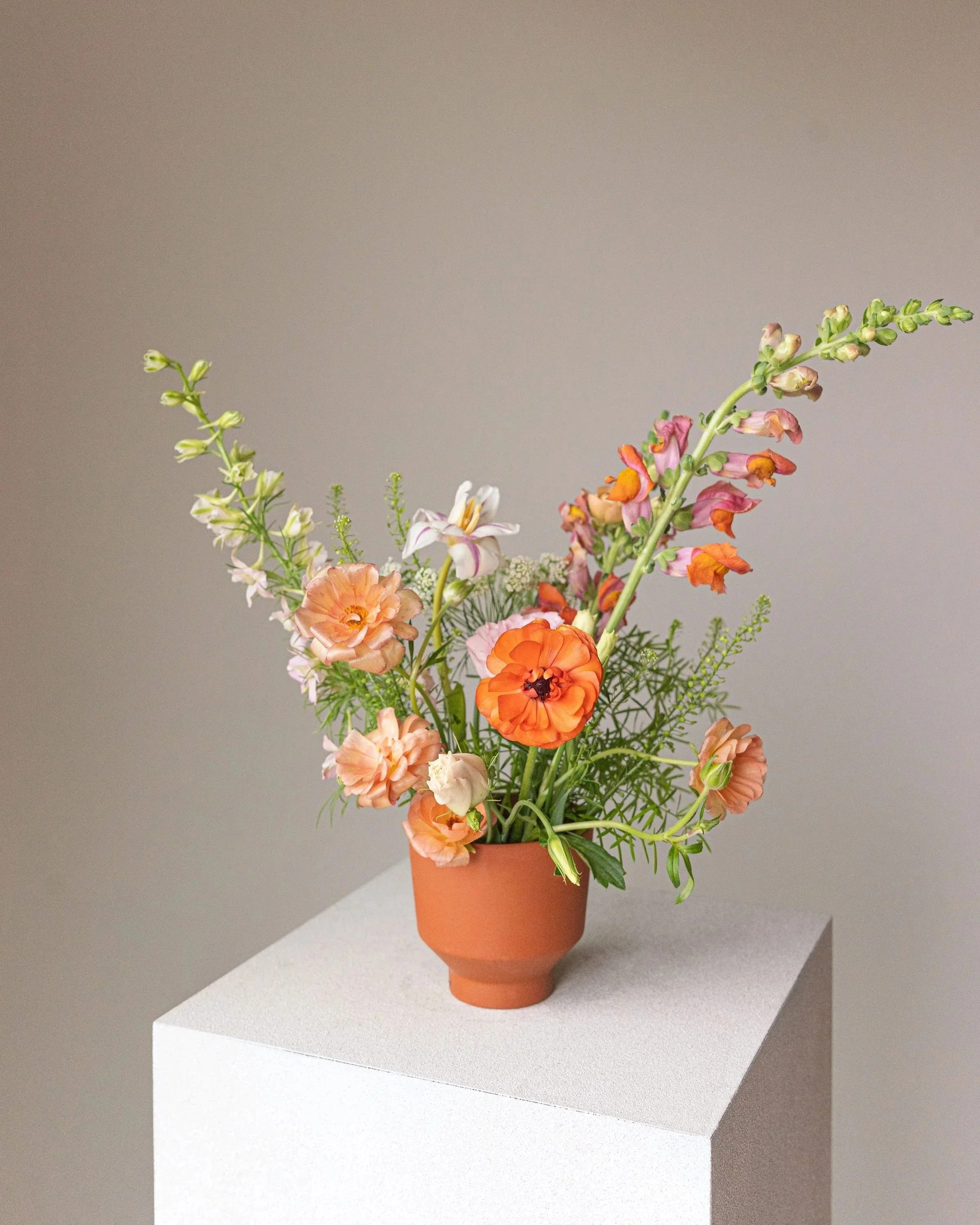 Seasonal Pin Frog Arrangement