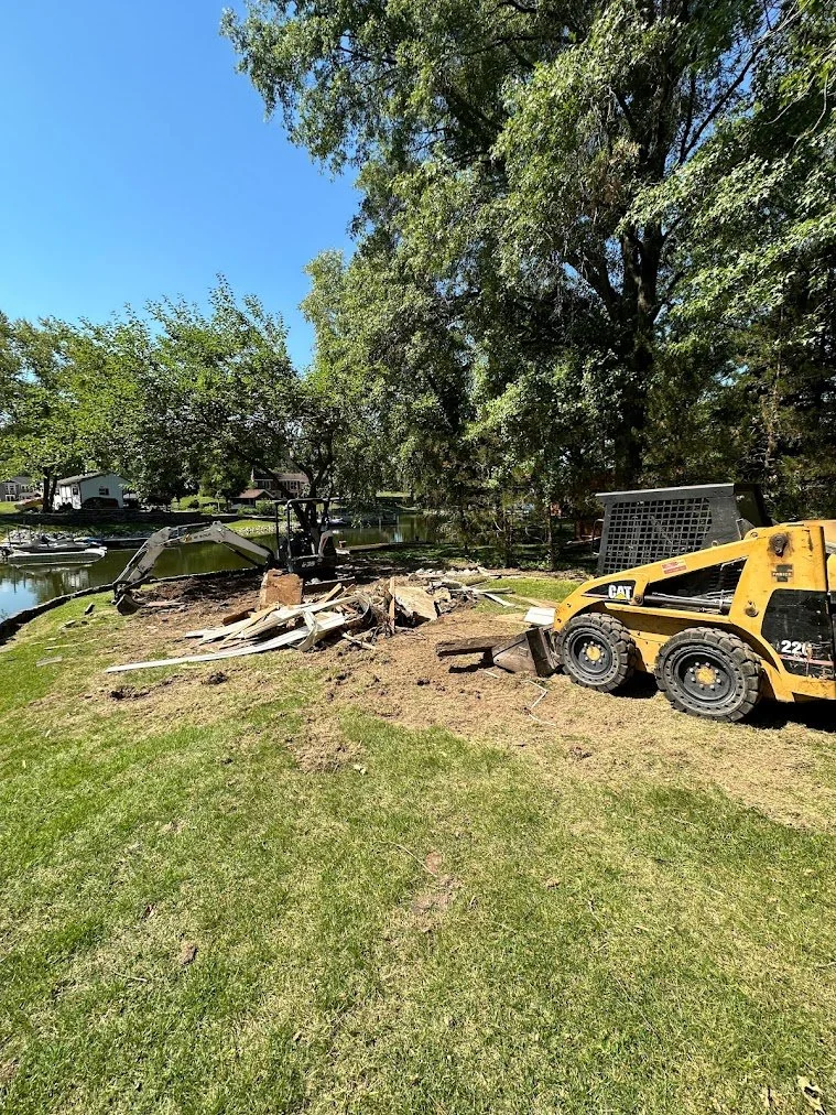 Shed Demo In Progress