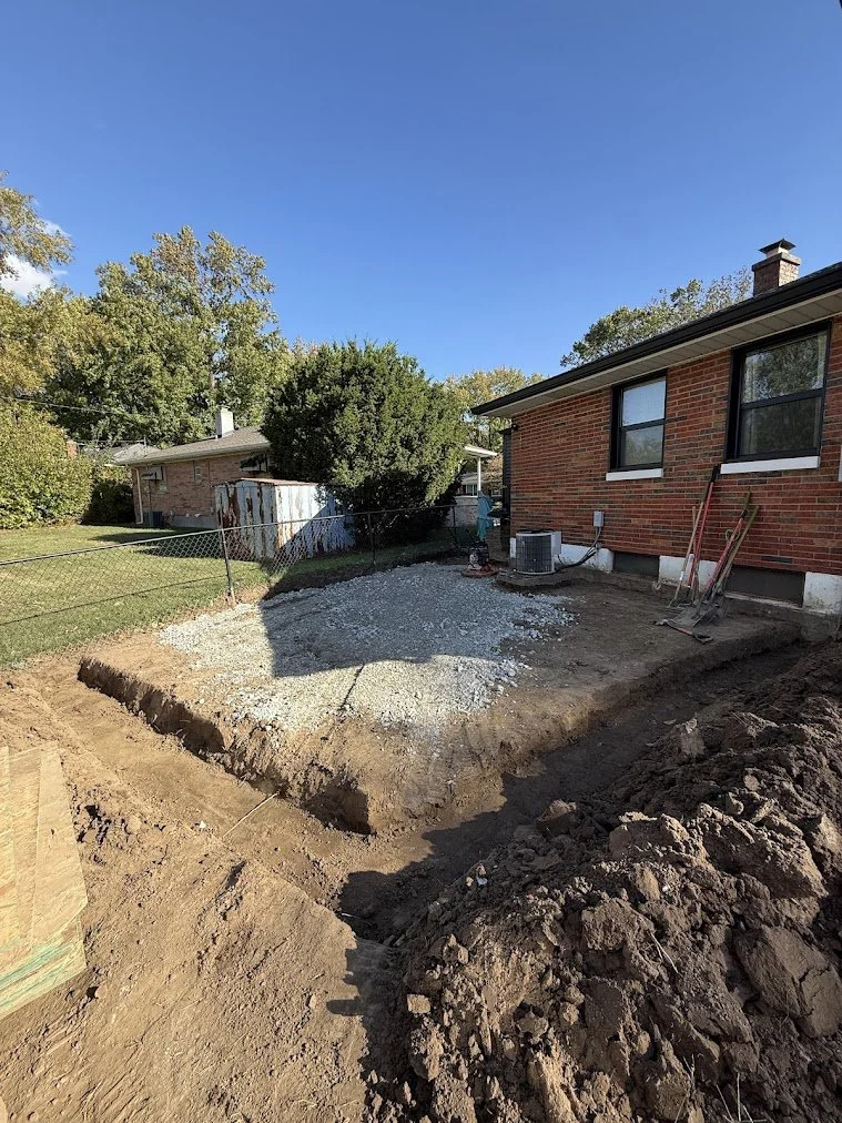 Raised Patio Dig