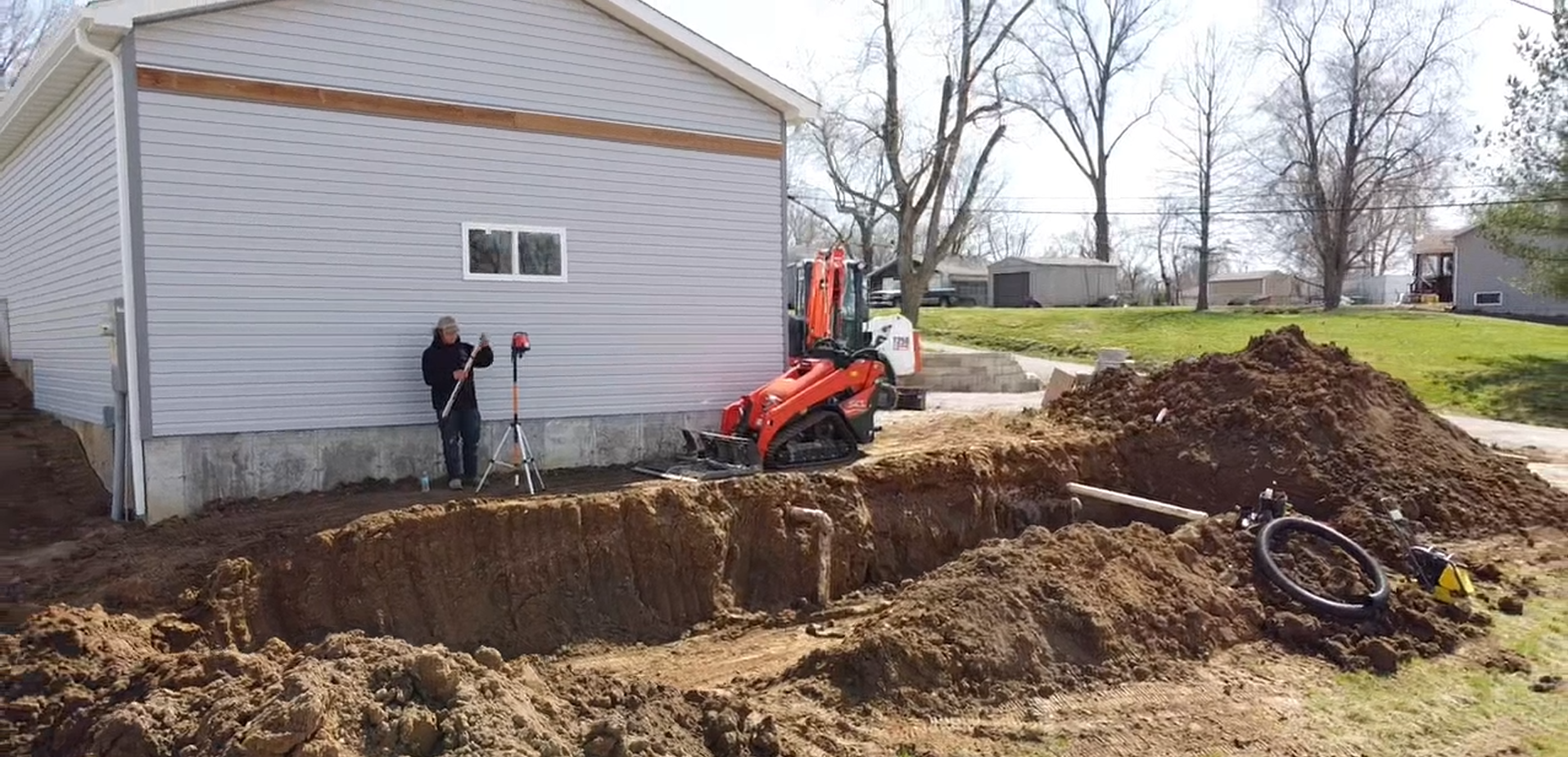 Retaining Wall Dig
