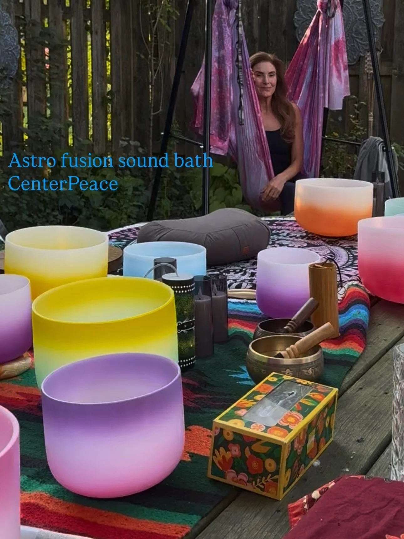 In the gentle embrace of a sound bath, I align my stars and heart-finding peace and self love in every vibration🪷☮️🕯️

#yogaover50🇮🇳 
#yogaover50story 
#soundbath
#crystalcadence
#healthandlongevity 
#vibratehigher💫