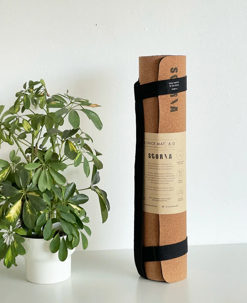 X-THICK ESSENTIAL C0RK Y0GA MAT | 6MM