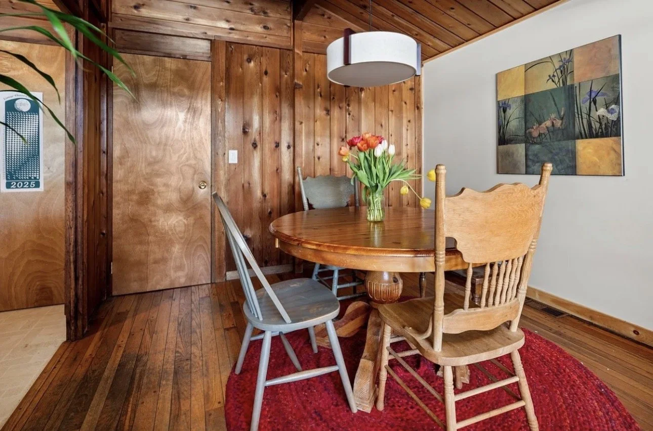 dining room before ski chalet mcm stowe vermont