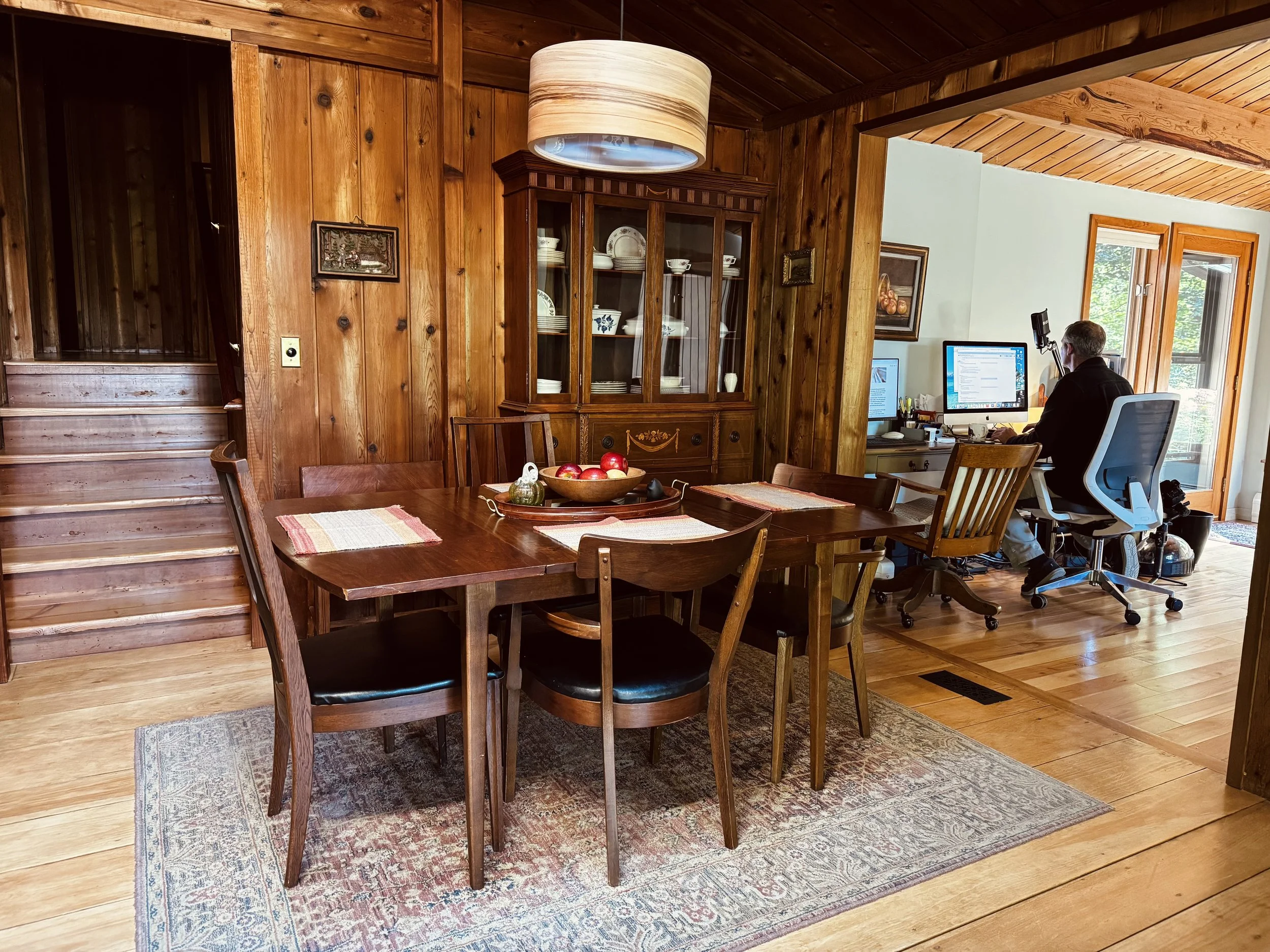 dining room after mcm ski chalet stowe vermont