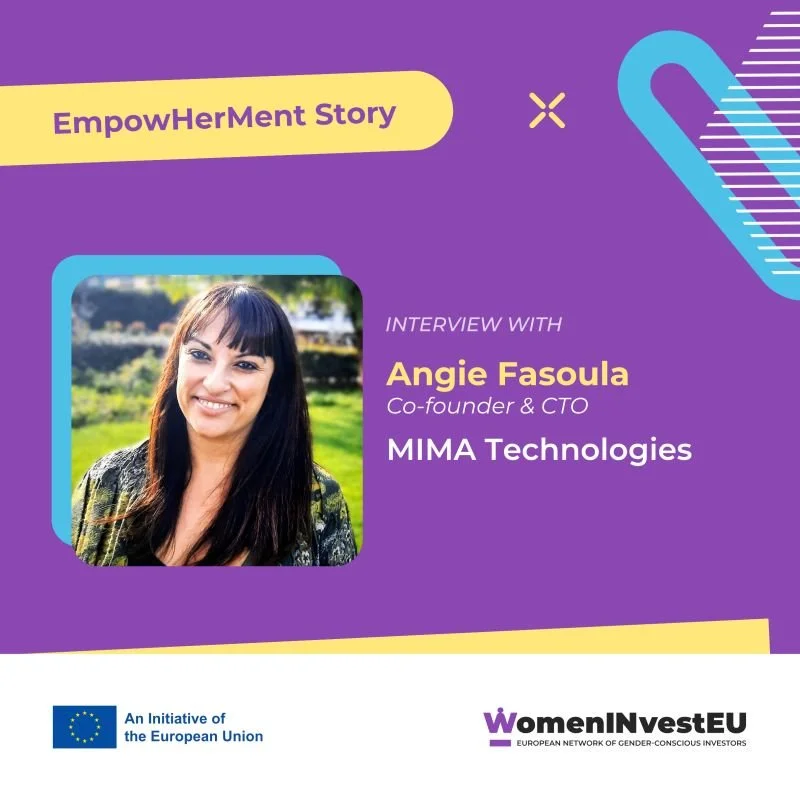 Interview Angie Fasoula by WomenINvestEU