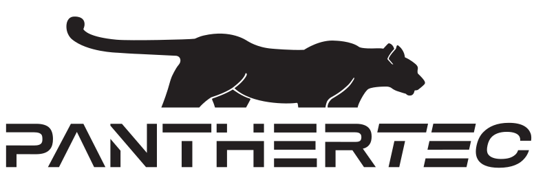 A black panther logo with the word "PANTHERTEC" underneath.