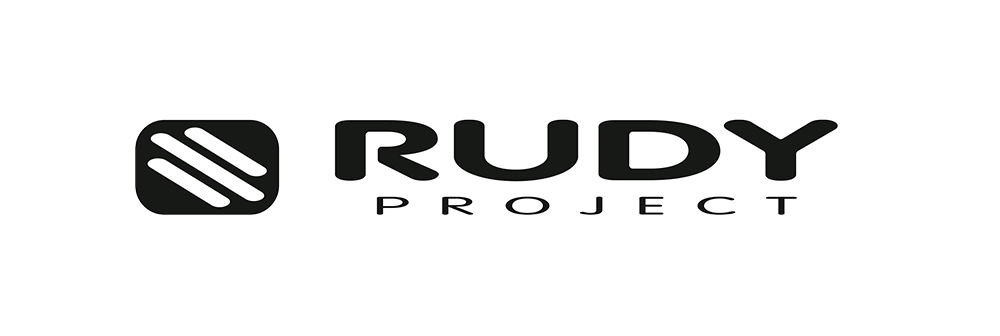 Black and white logo with a stylized 'R' and the text 'RUDY PROJECT' underneath.