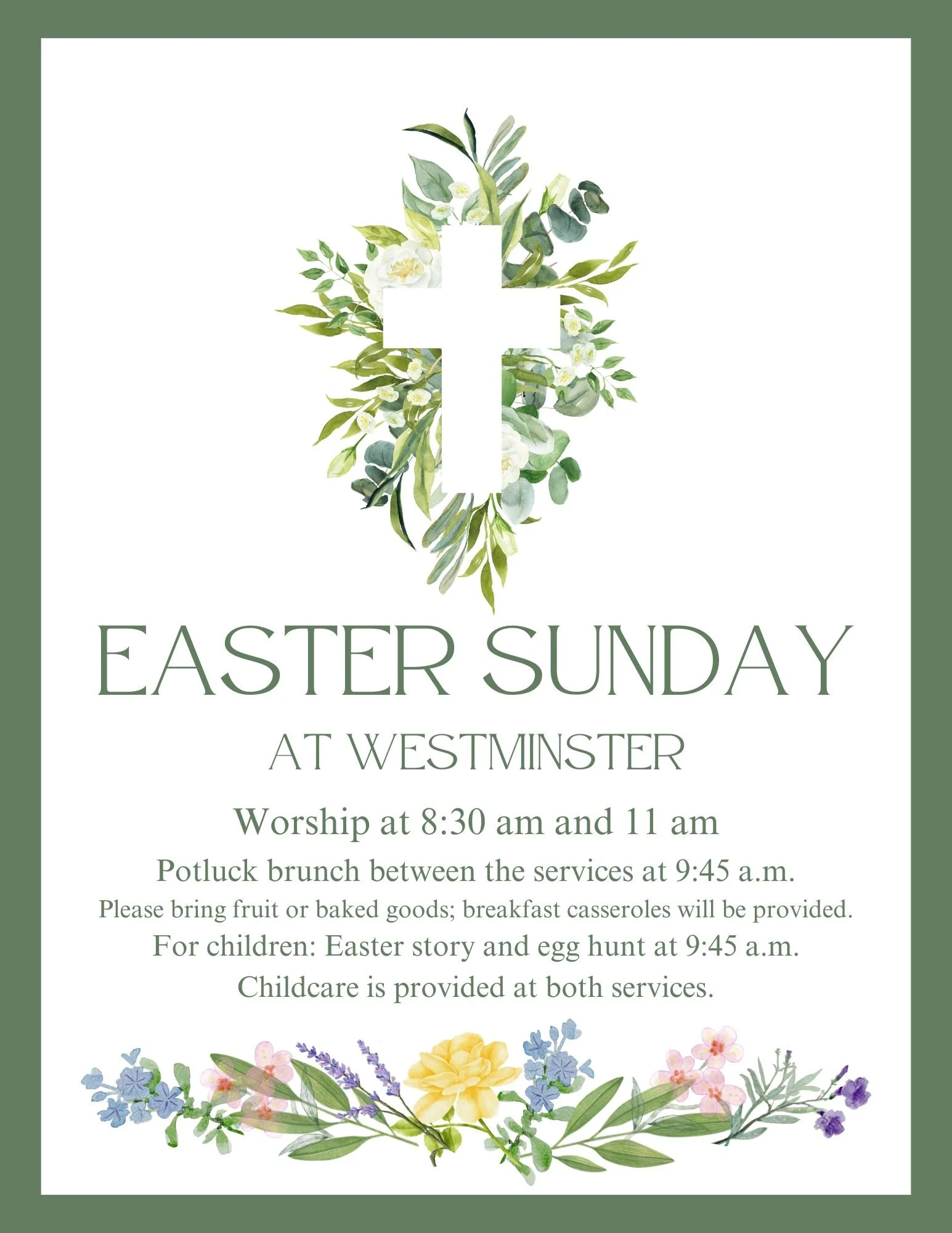 Easter at Westminster