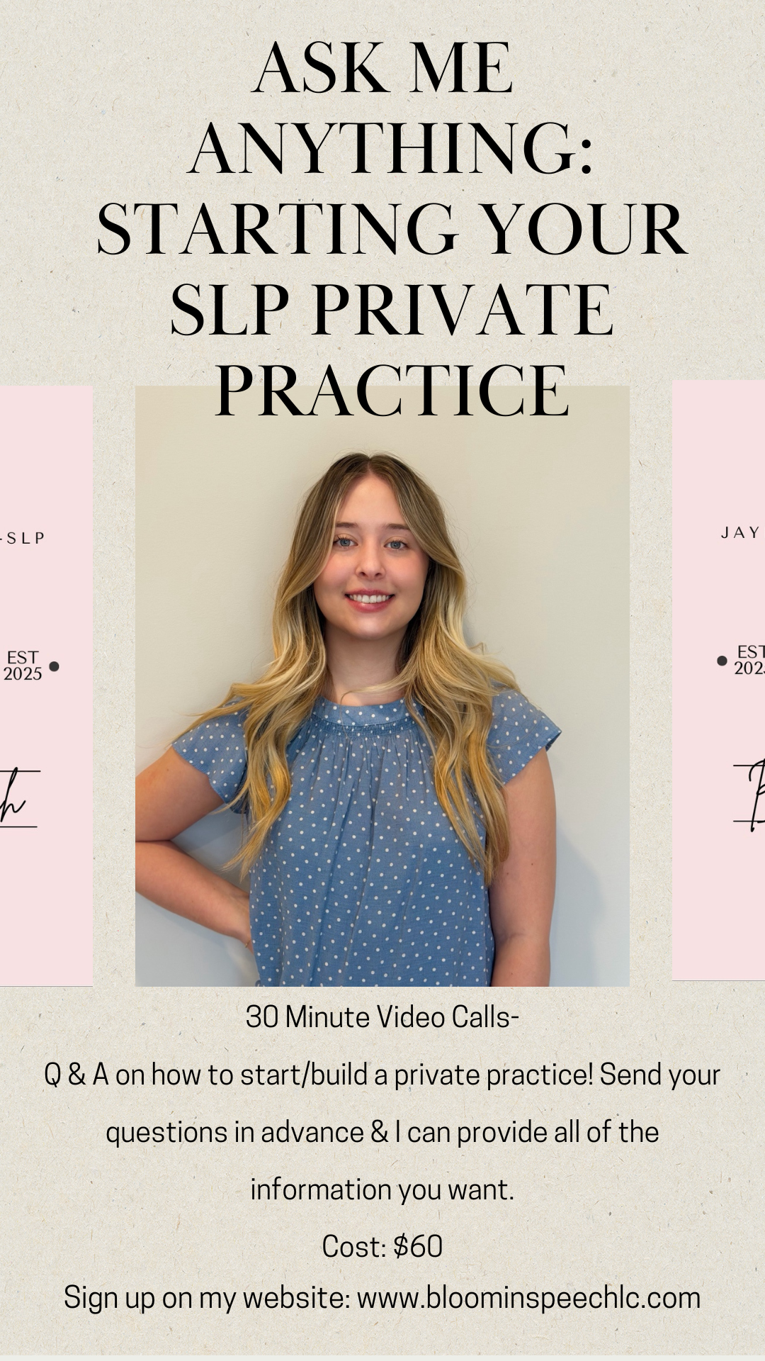 1:1 Sessions: Start Your Private Practice Now