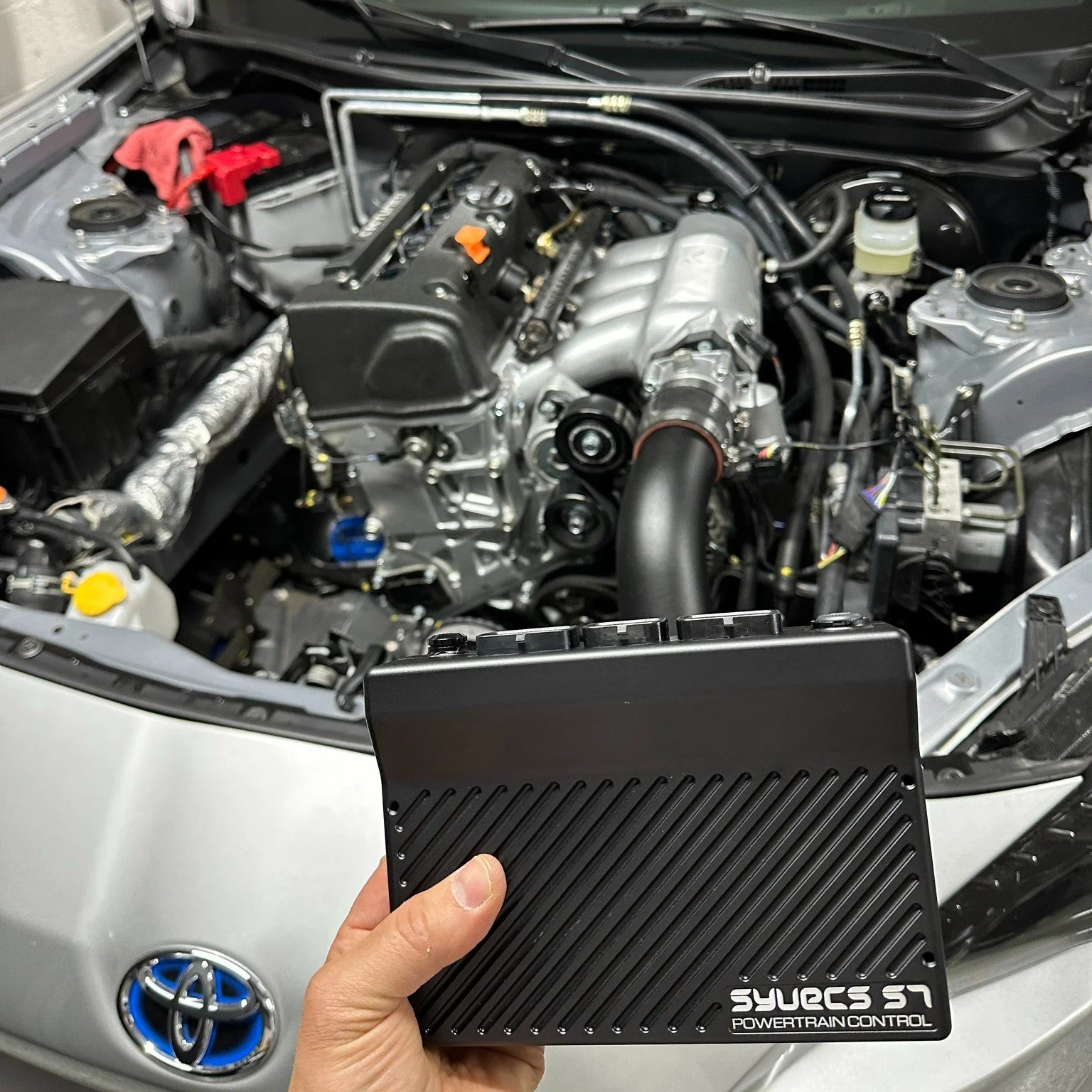 Syvecs S7 GT86/BRZ PnP Kit installed on a GT86 with a 4 Piston Honda K24 engine swap.