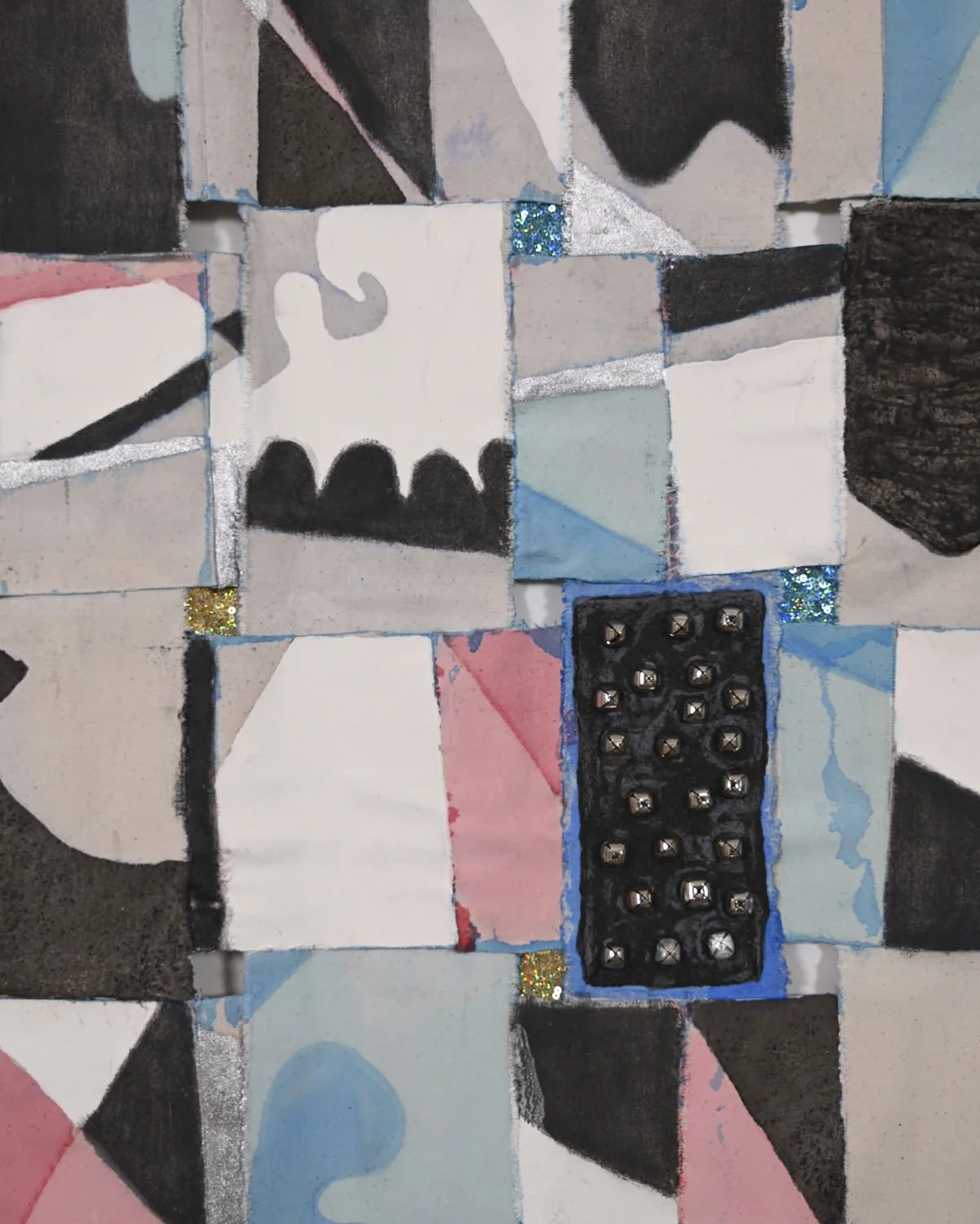 Abstract mixed media artwork by artist Laurel Sparks.