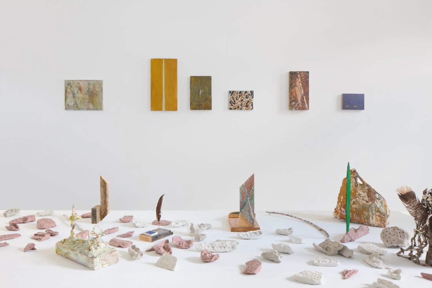 Teffia Primary, Kingston NY. View of Peter Acheson's solo exhibition, Fifty Miles.