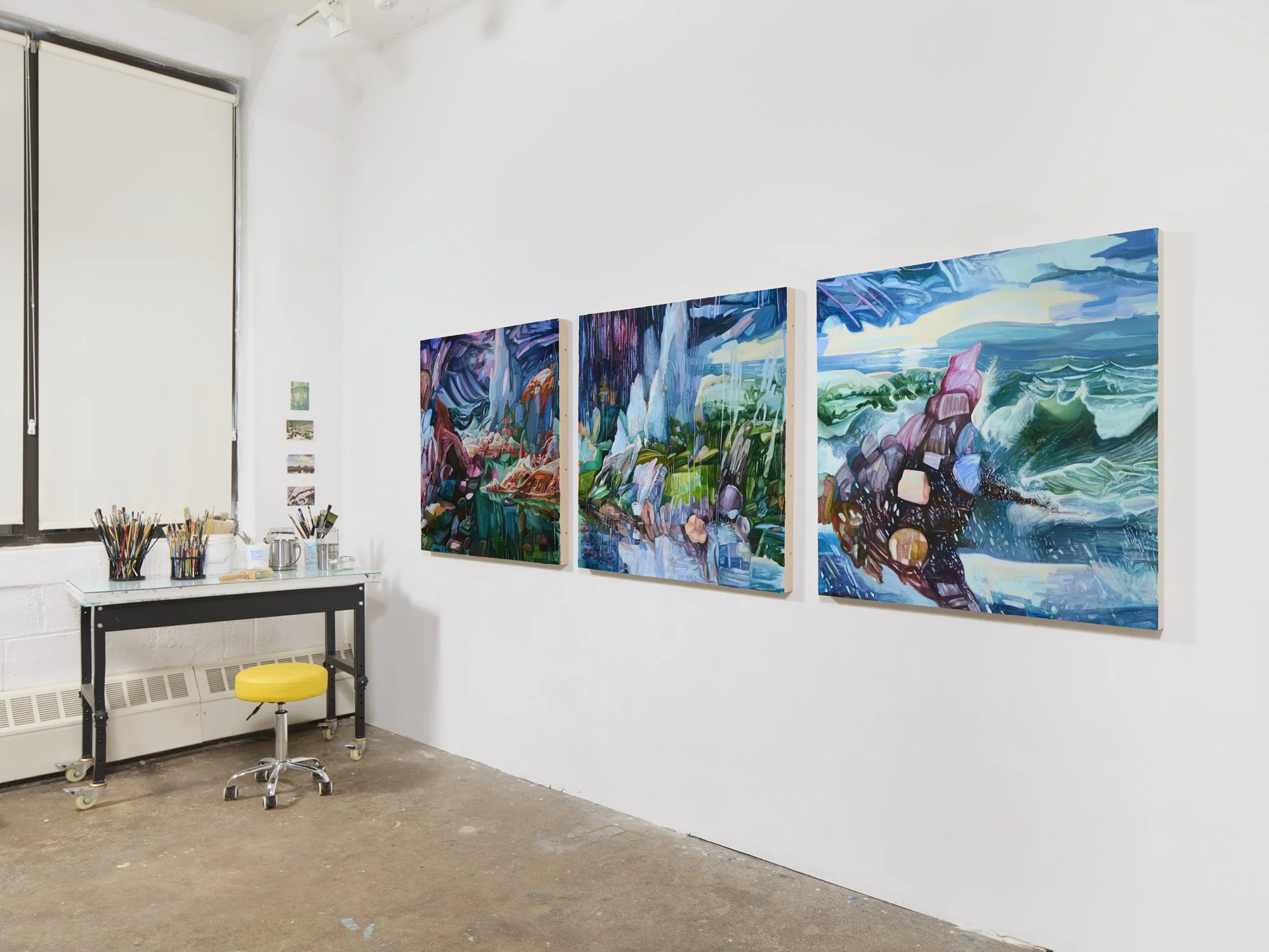 View of Elsie Kagan's studio