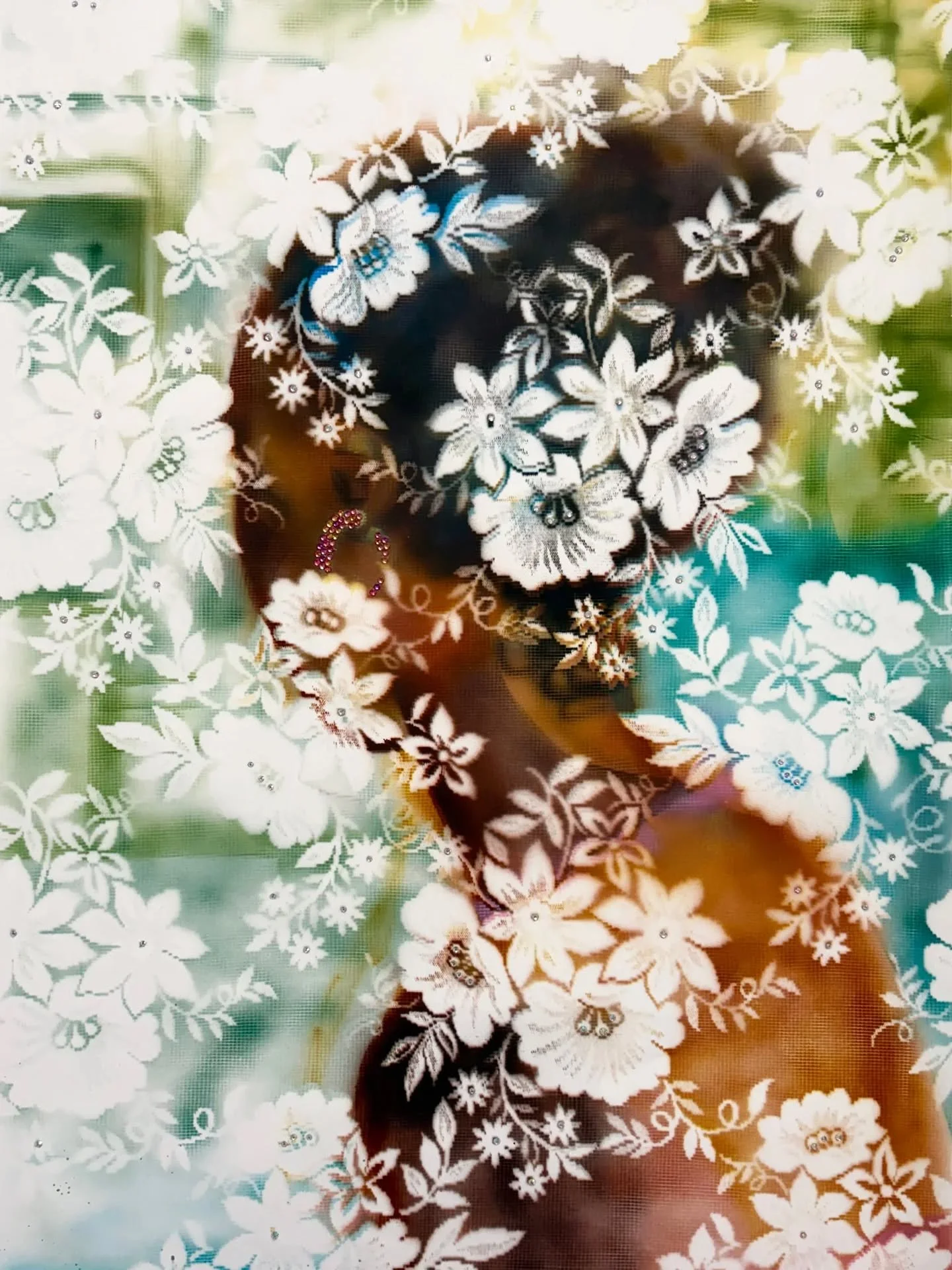 Kiera-Grace is a British artist whose work explores memory and the ways it is shaped through cultural transmission, the body, and archival traces. Drawing on the unreliable and sentimental nature of recollection, she creates layered compositions that