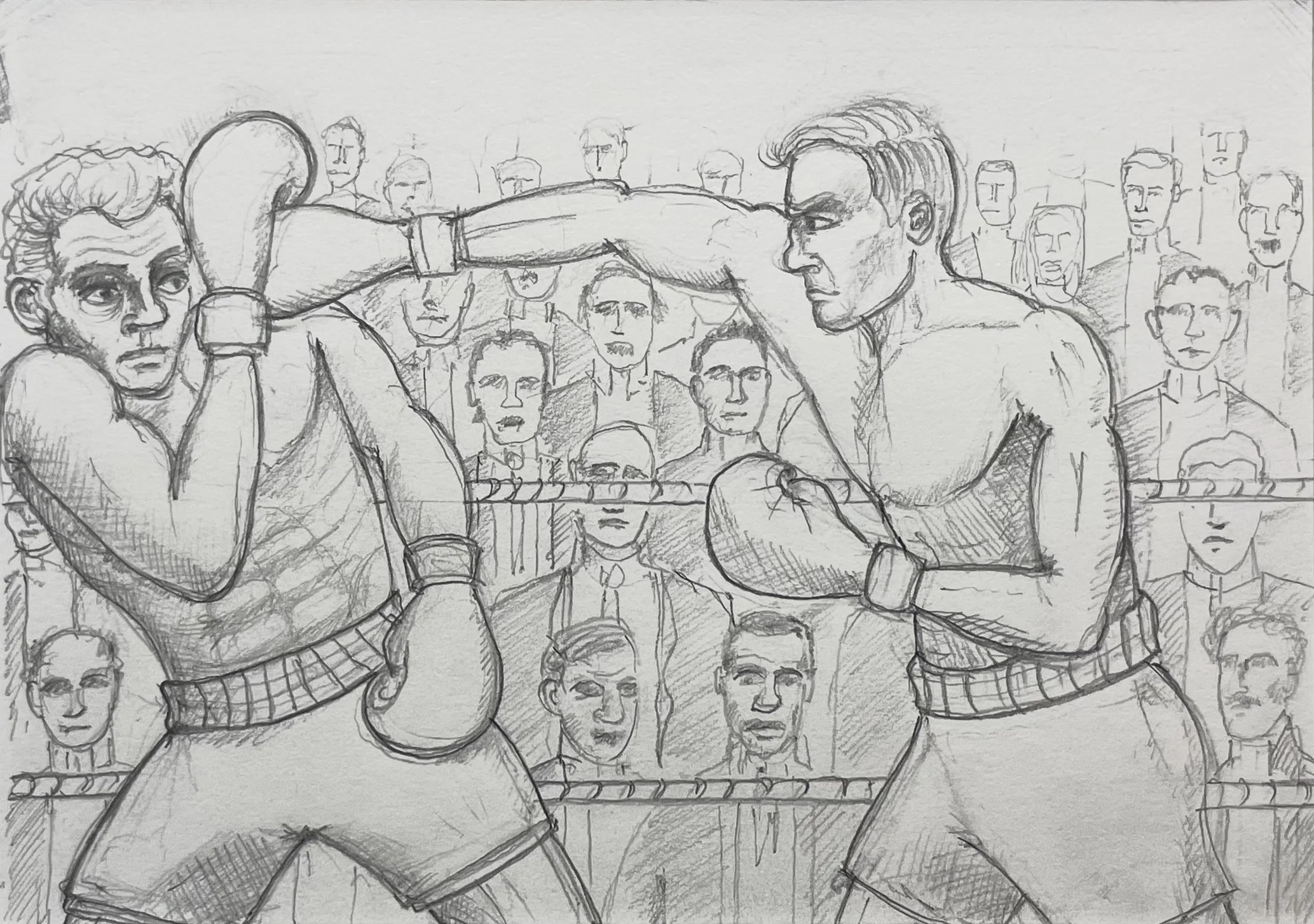 Strange Place Gallery - Ed Bridges - Boxing Sketch III.jpg