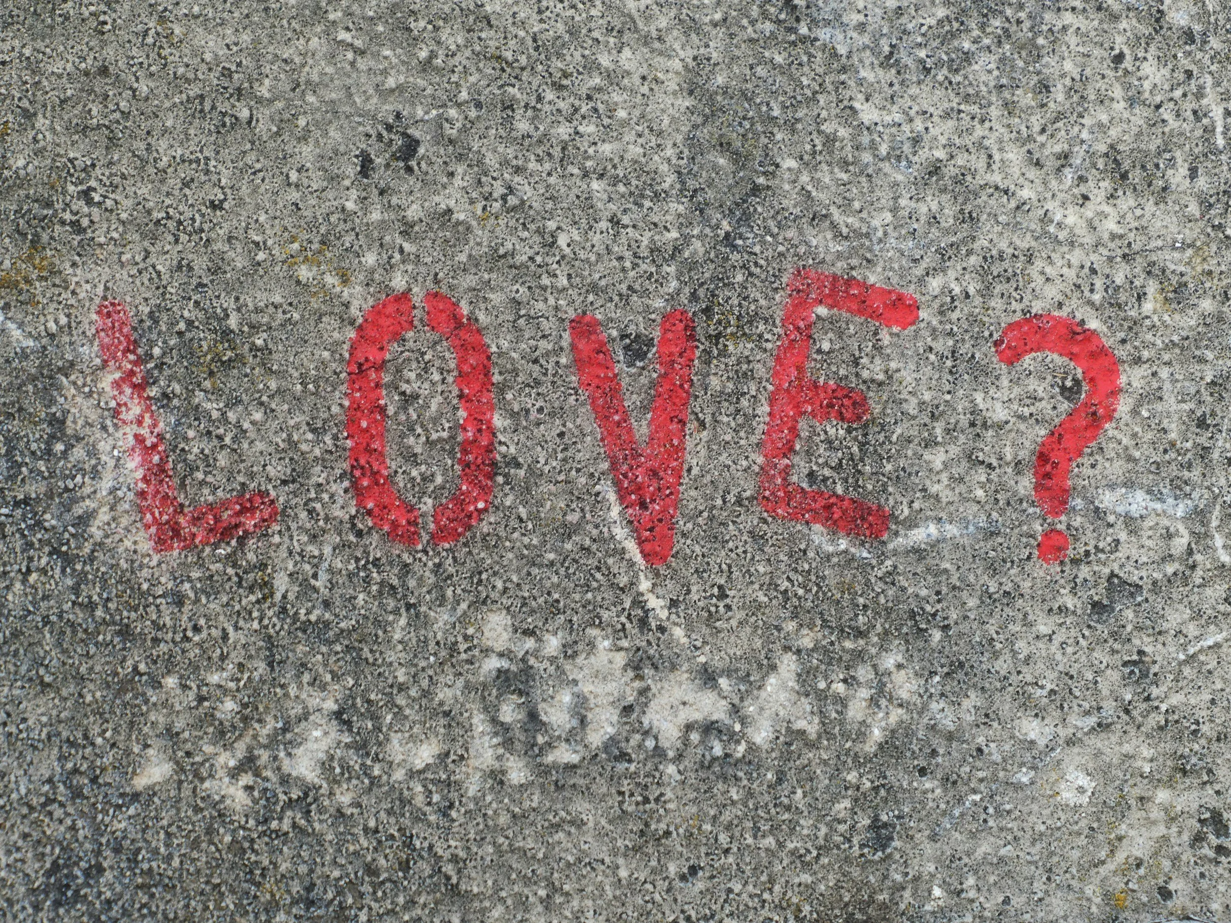 An image questioning love with people who have narcissistic personality traits