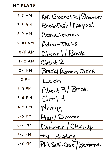 productivity, daily planning, daily planner, problem-solving, goals, goal-setting, schedule, scheduling