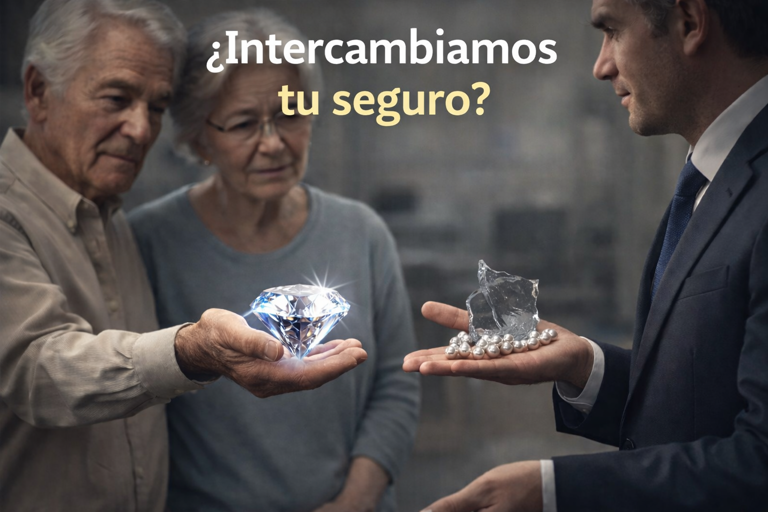 Luis O. advirtiendo sobre los riesgos de reemplazar una póliza de seguro de vida. Explica que cambiar un plan antiguo puede reiniciar el periodo de impugnabilidad y aumentar costos por la edad