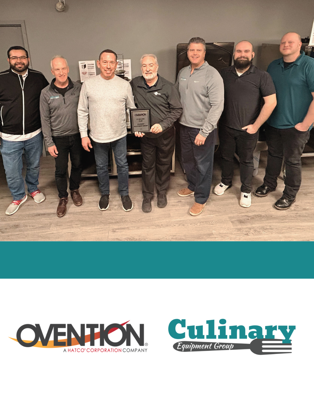 Culinary Equipment Group Named to Ovention’s Million Dollar Club for 2025