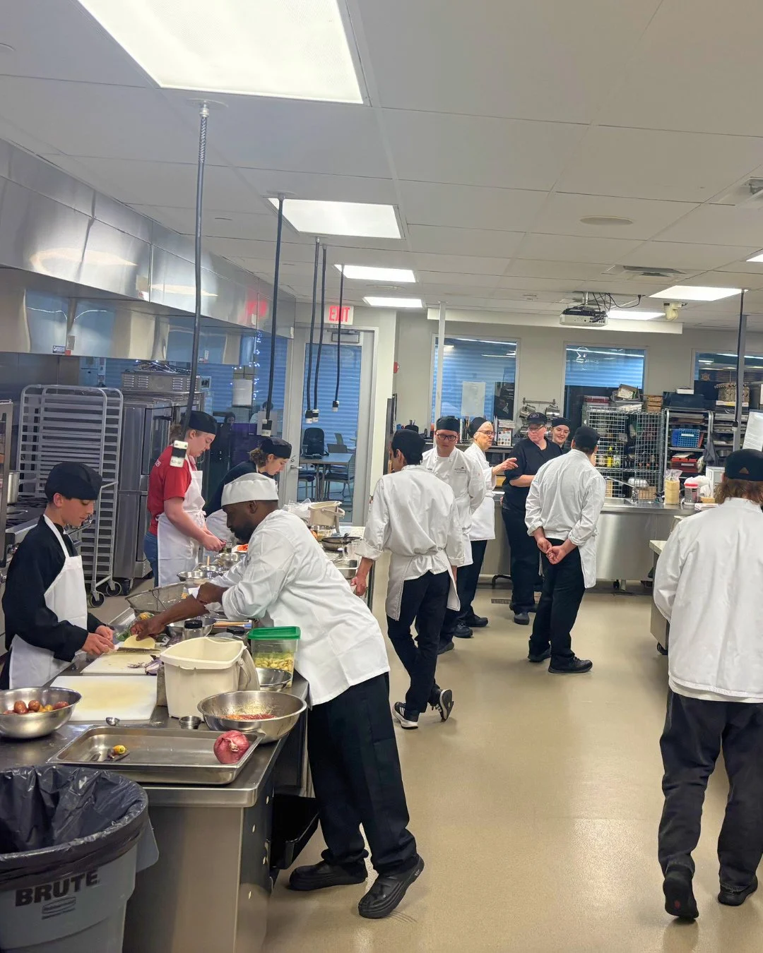 Community involvement is really important to us.⁠
⁠
Matt recently had the opportunity to judge a high school culinary competition at McHenry County College. What a treat to see the next generation of chefs working hard to make great food.⁠
⁠
Congratu
