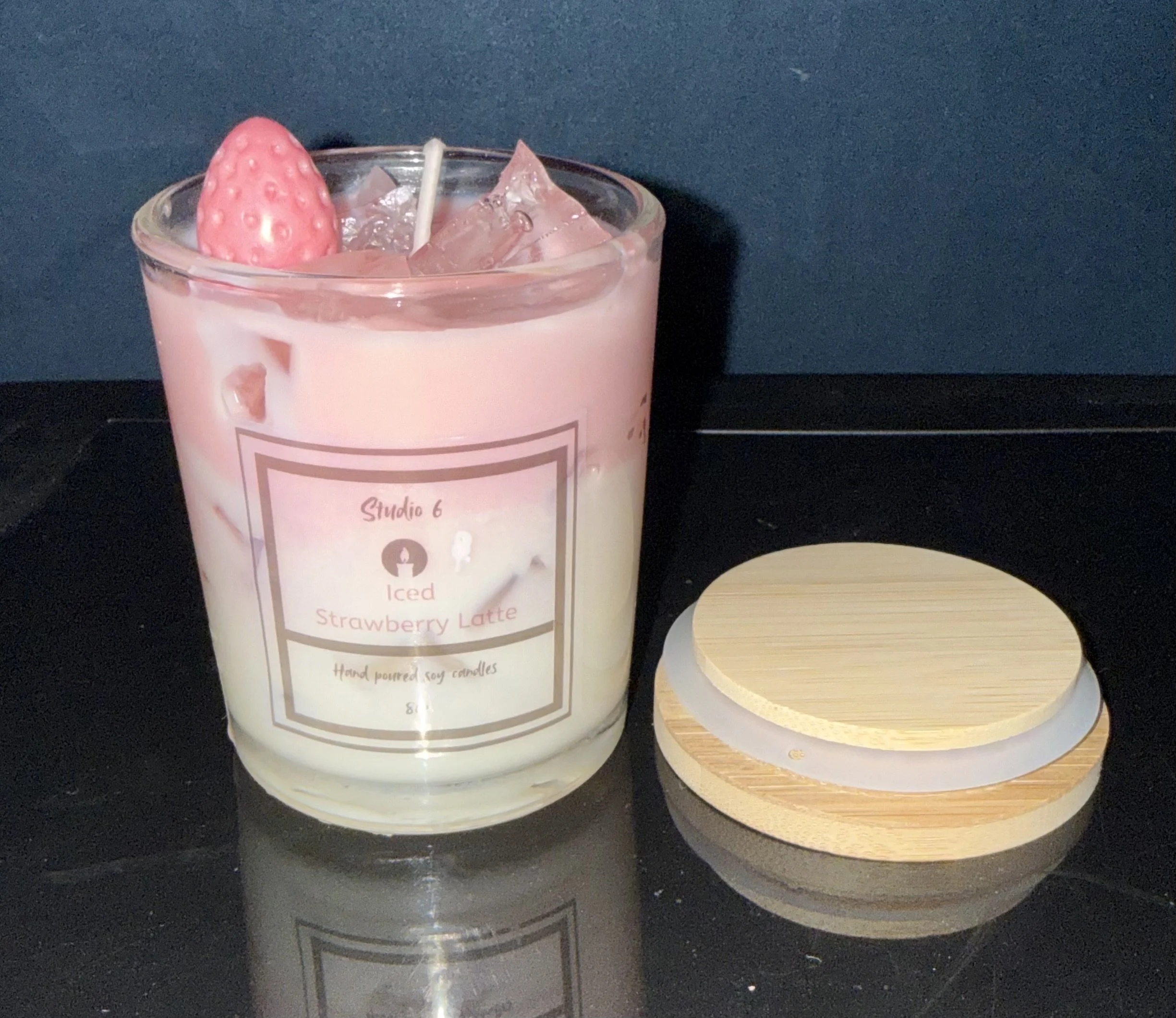 Iced Strawberry Latte