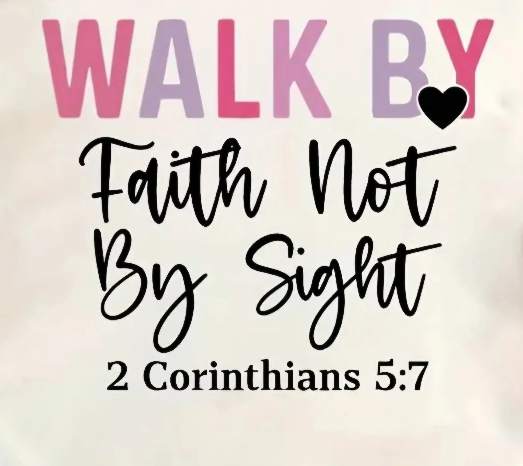 Faith walk t-shirt