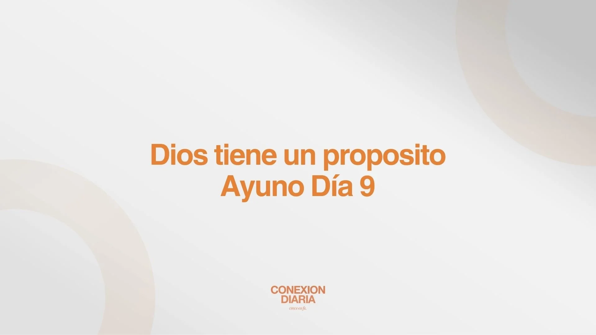 Dios tiene un proposito