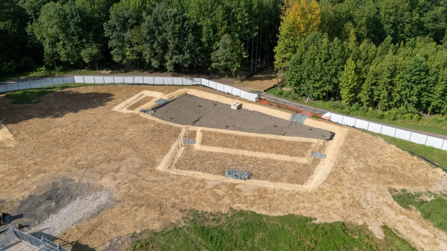 Environmental construction supporting long-term site stability