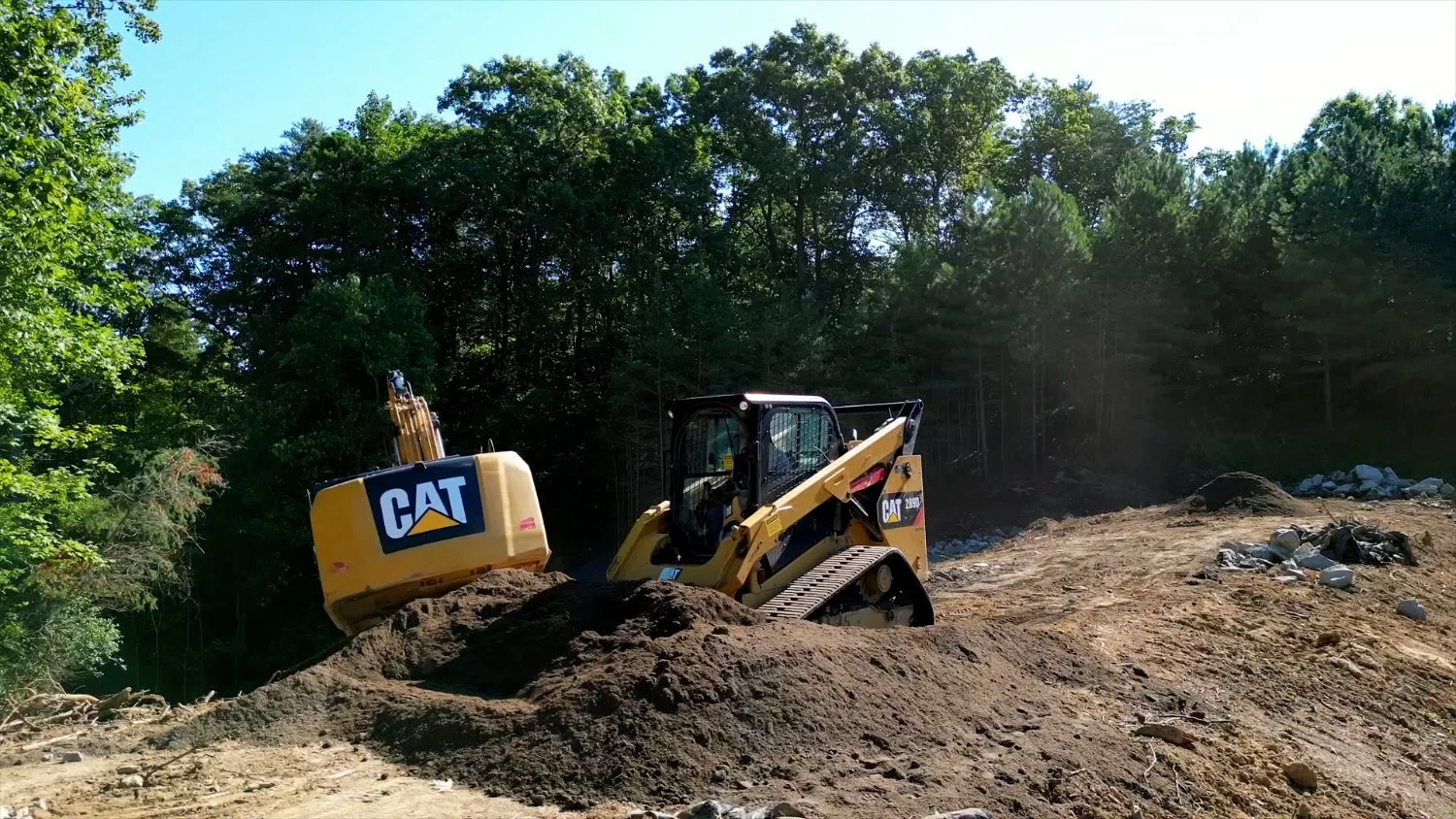 Earthmoving and soil removal using heavy equipment for site preparation in Laurel, MD