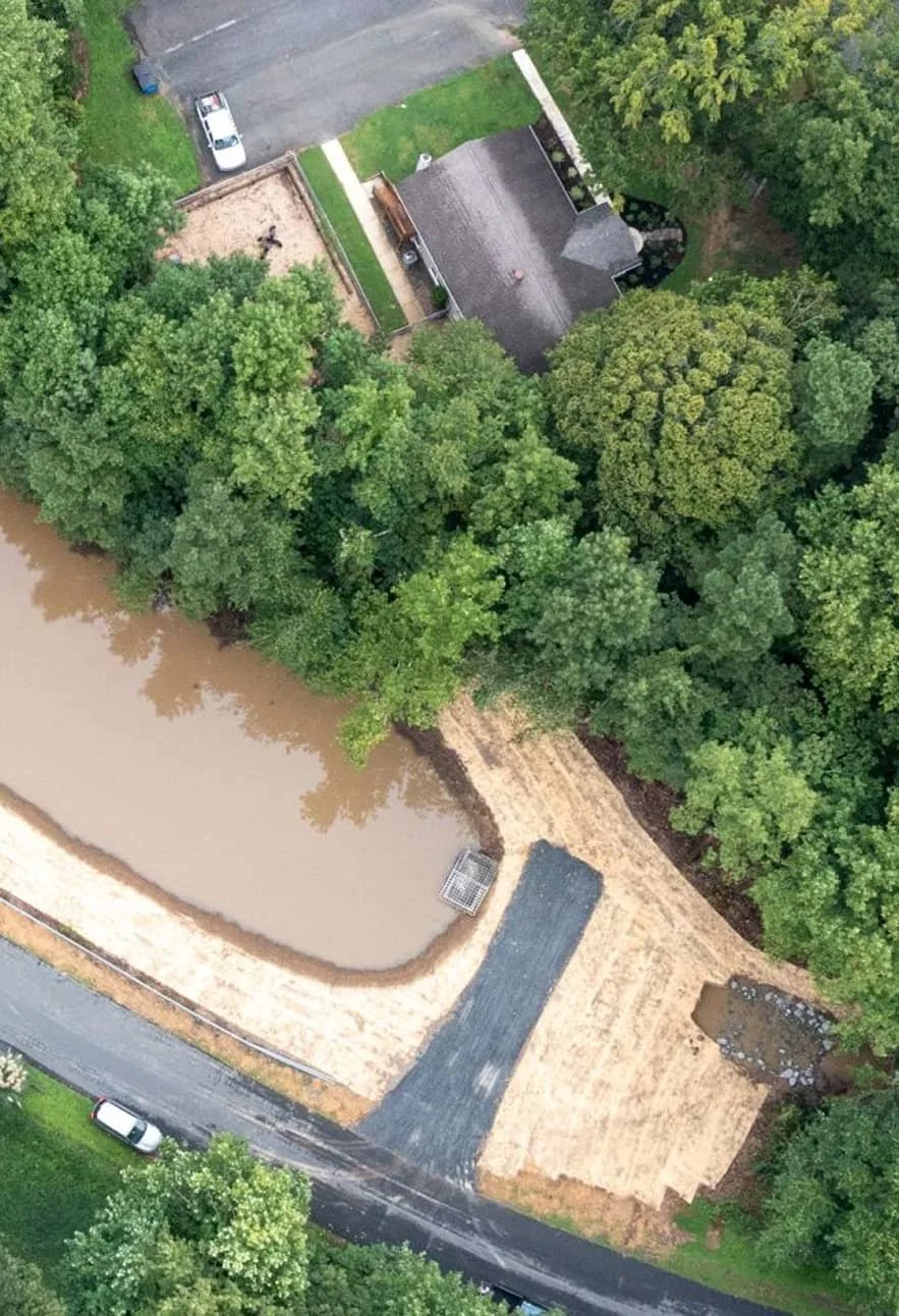Retaining wall construction supporting grading and long-term site stability in Laurel, MD