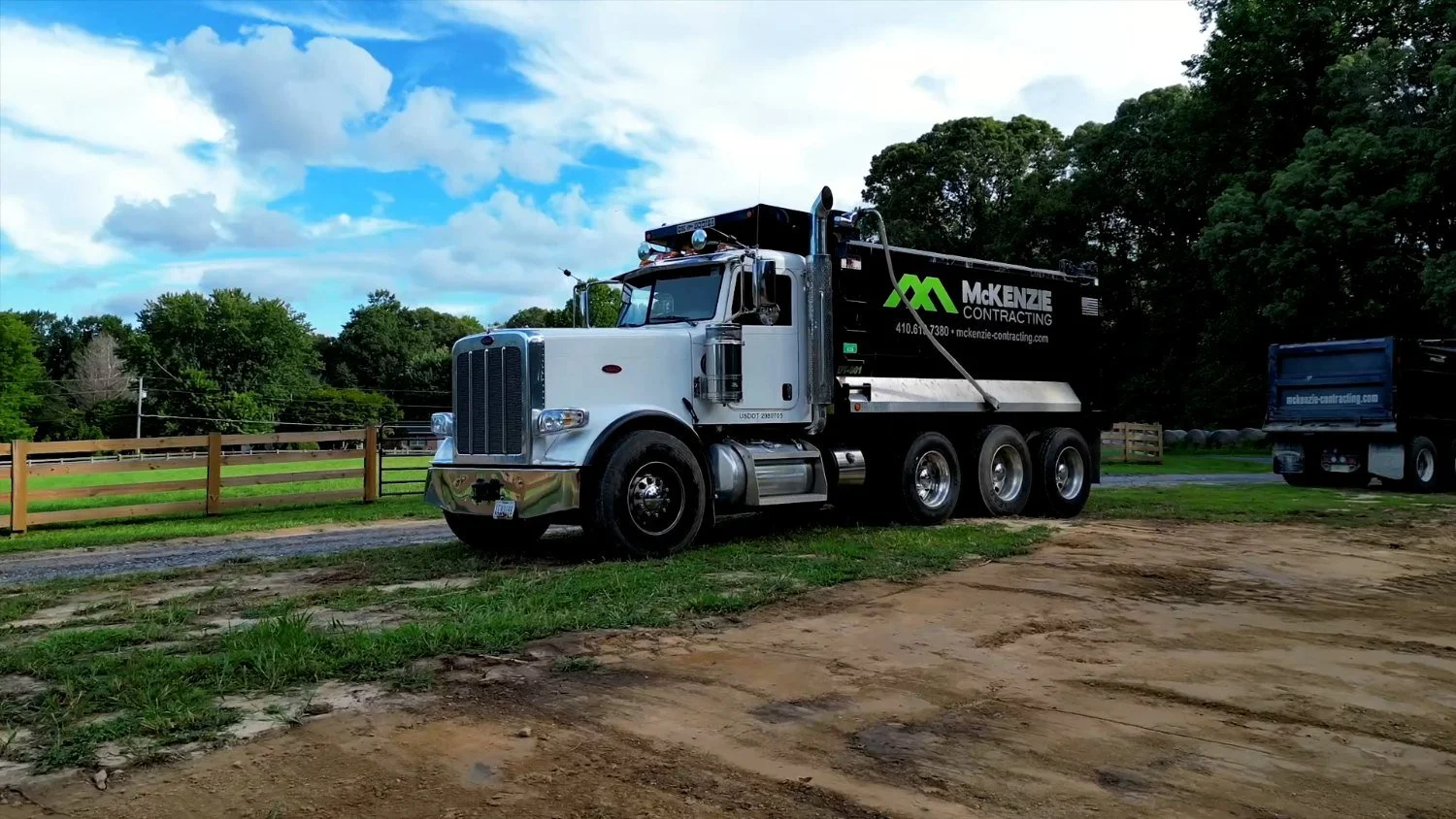 Demolition and site clearing supporting outdoor living construction in Owings, MD