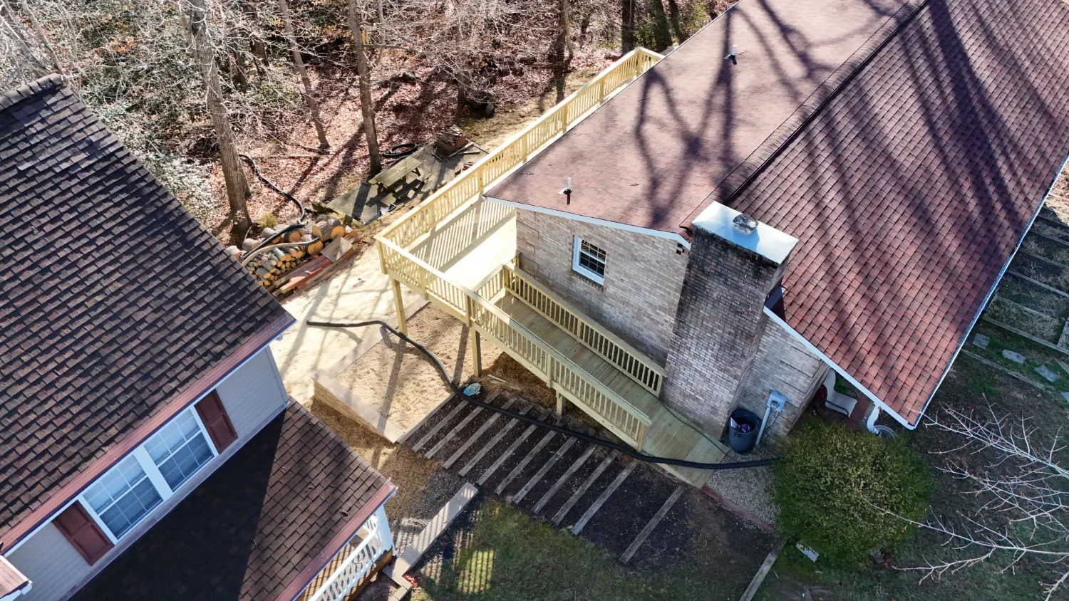 Elevated Deck Construction 