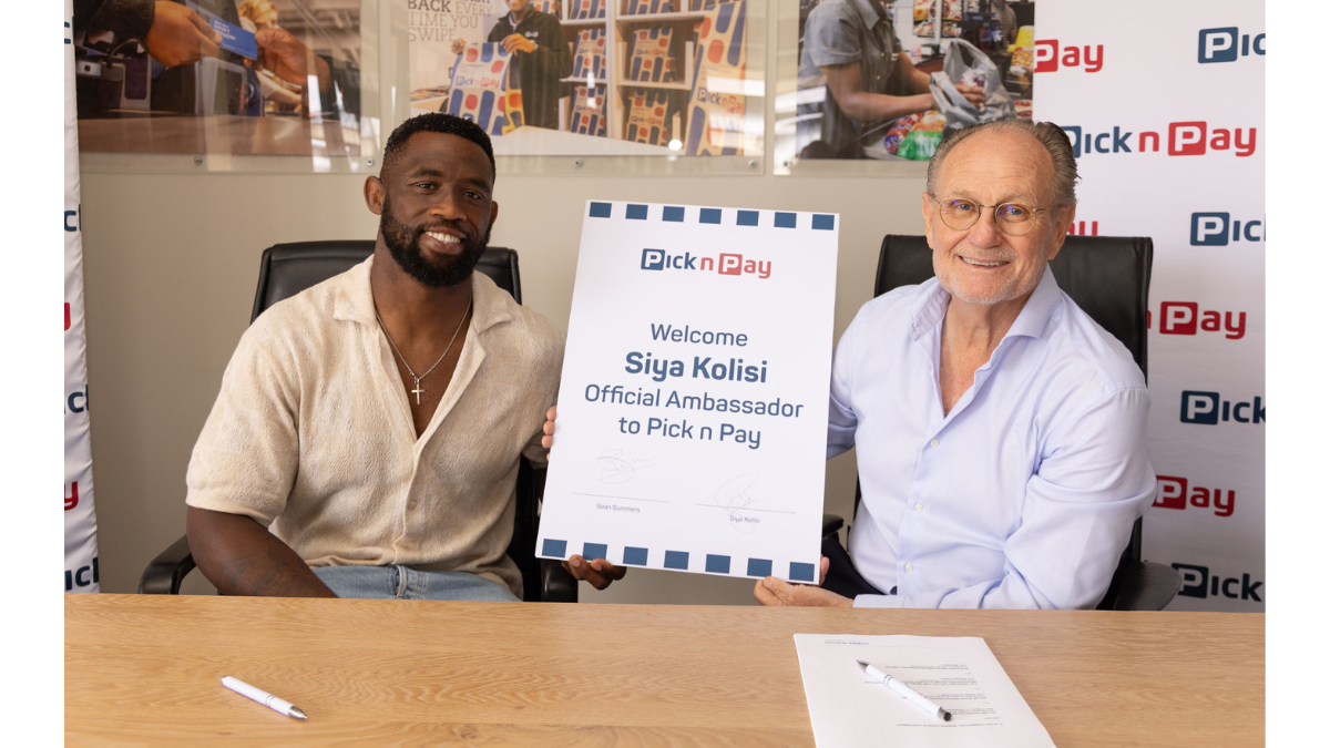 South African Rugby Captain Siya Kolisi Partners with Pick n Pay