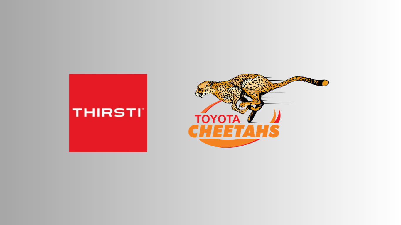 Toyota Cheetahs secure THIRSTI as Official Hydration Partner