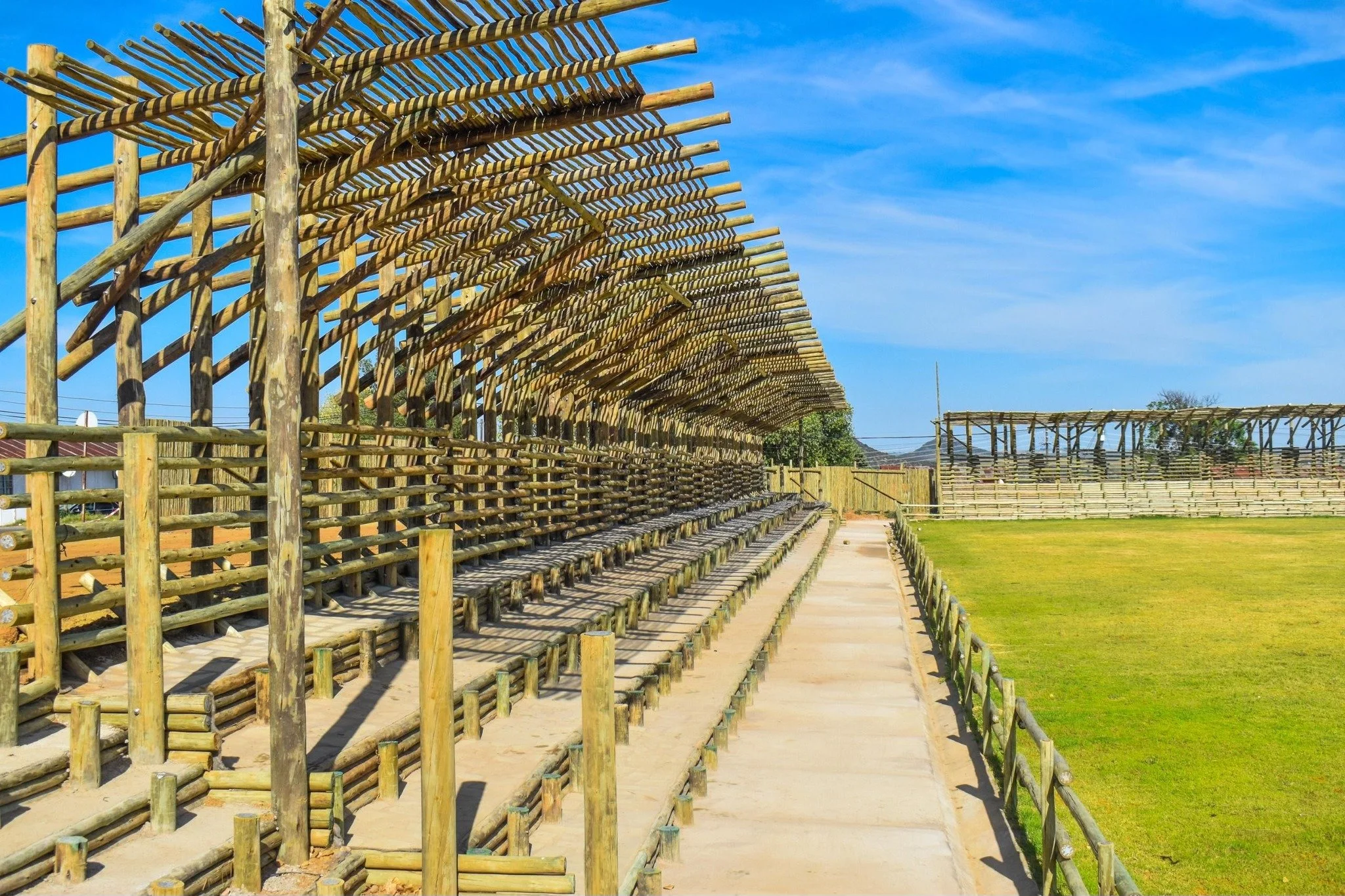 Africa's First Sustainable Timber Stadium Opens in Lesotho