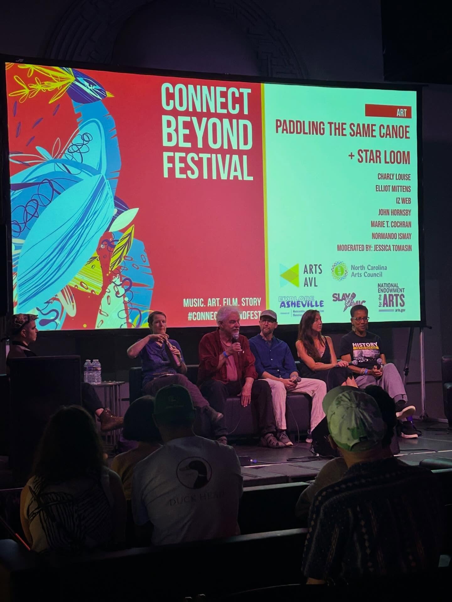 So excited for more conversations around the power of art. This shot is from our artists panel last year featuring @prof.marietcochran @creatrixiz @charly_creates @hornsbycreative @elliotmoonstone and Normando Ismay.
