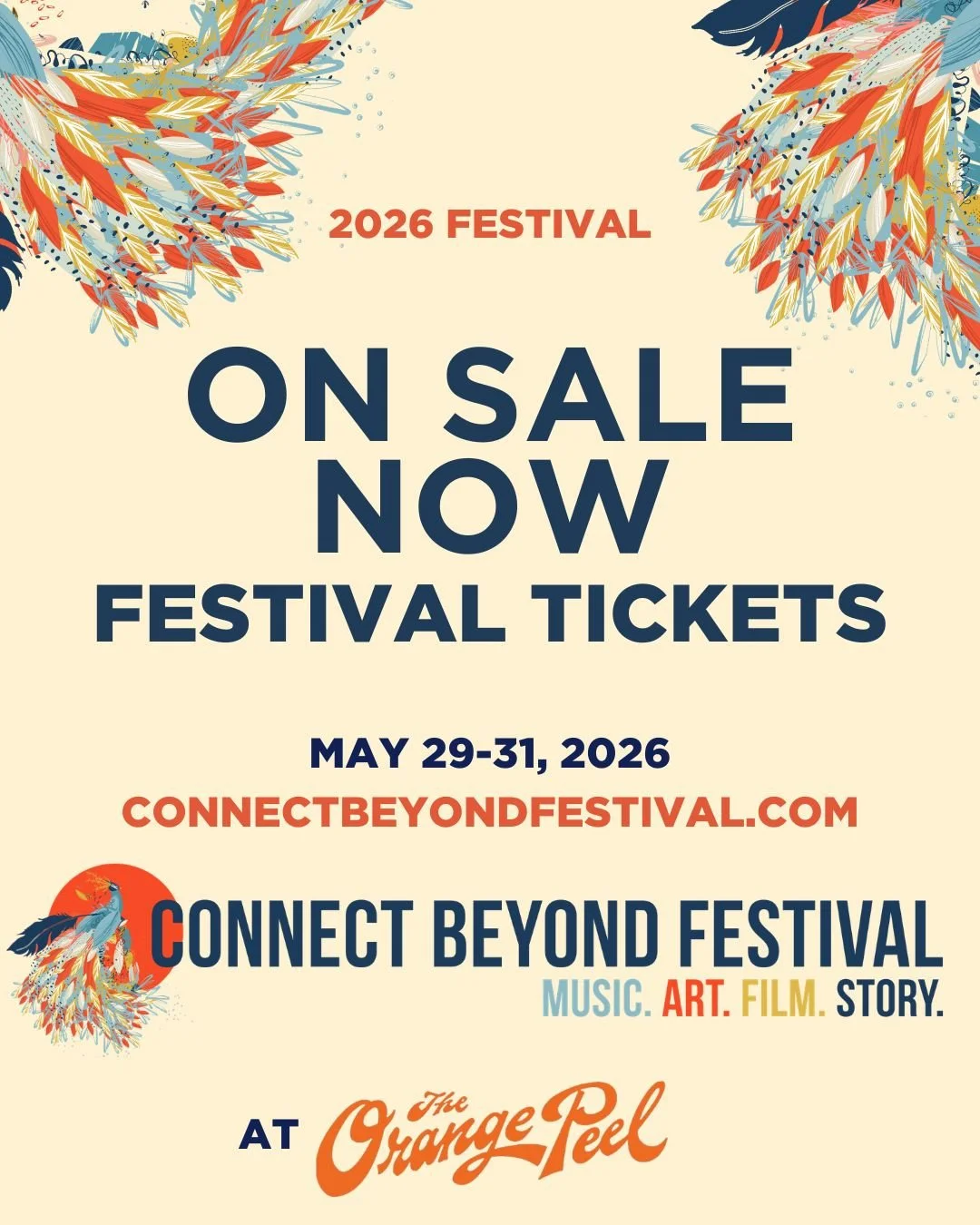 One month away! Tickets are on sale now for our 2026 festival, happening at the Orange Peel in downtown Asheville.⁠
⁠
Head to our website to grab your passes!