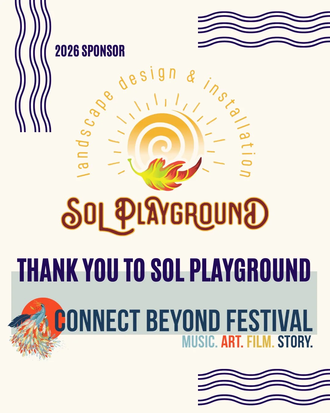 Thank you Sol Playground for supporting this year's festival!⁠
⁠
With decades of experience, Sol Playground is dedicated to creating beautiful landscapes that enhance outdoor living. Based in Asheville NC, they create landscapes that are high interes