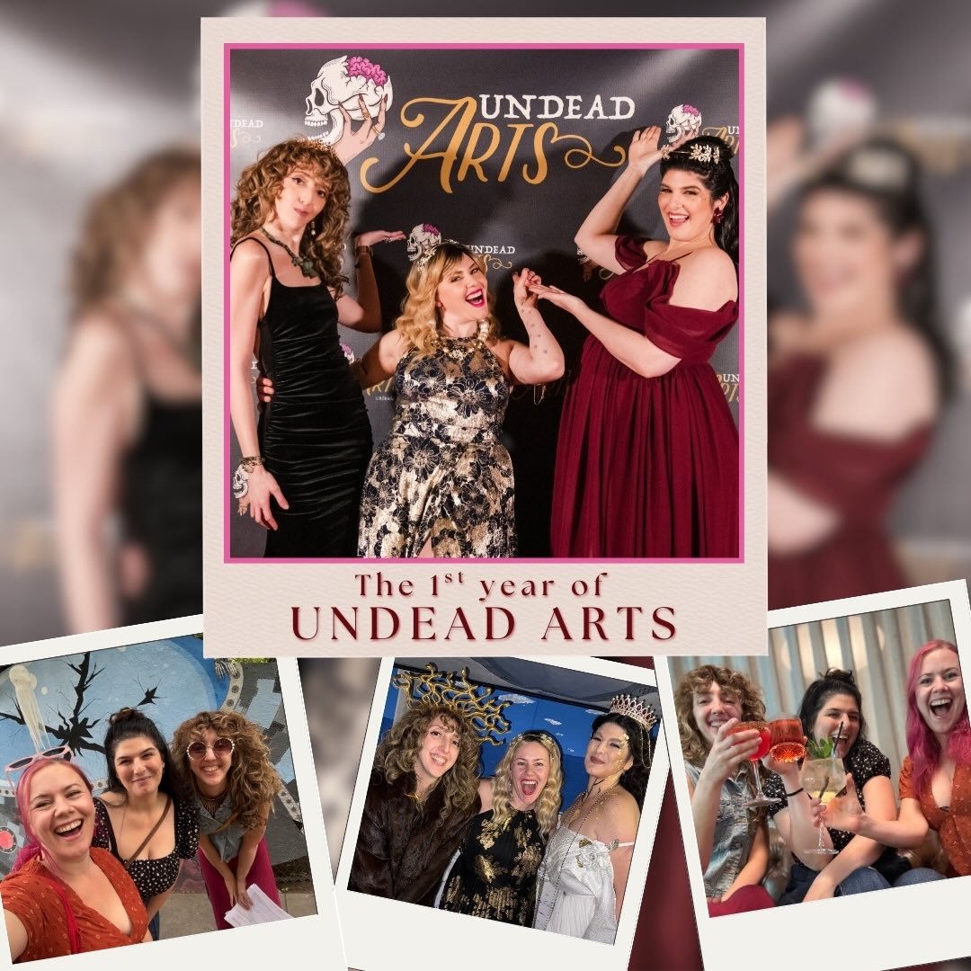 ➡️Swipe to see the first year of UNDEAD ARTS➡️

It has been quite the first year of our nonprofit. 

After 5 years of throwing 1 event - we did what any normal people would do and throw 5 events in 1 year, as we went full steam ahead forming our bran