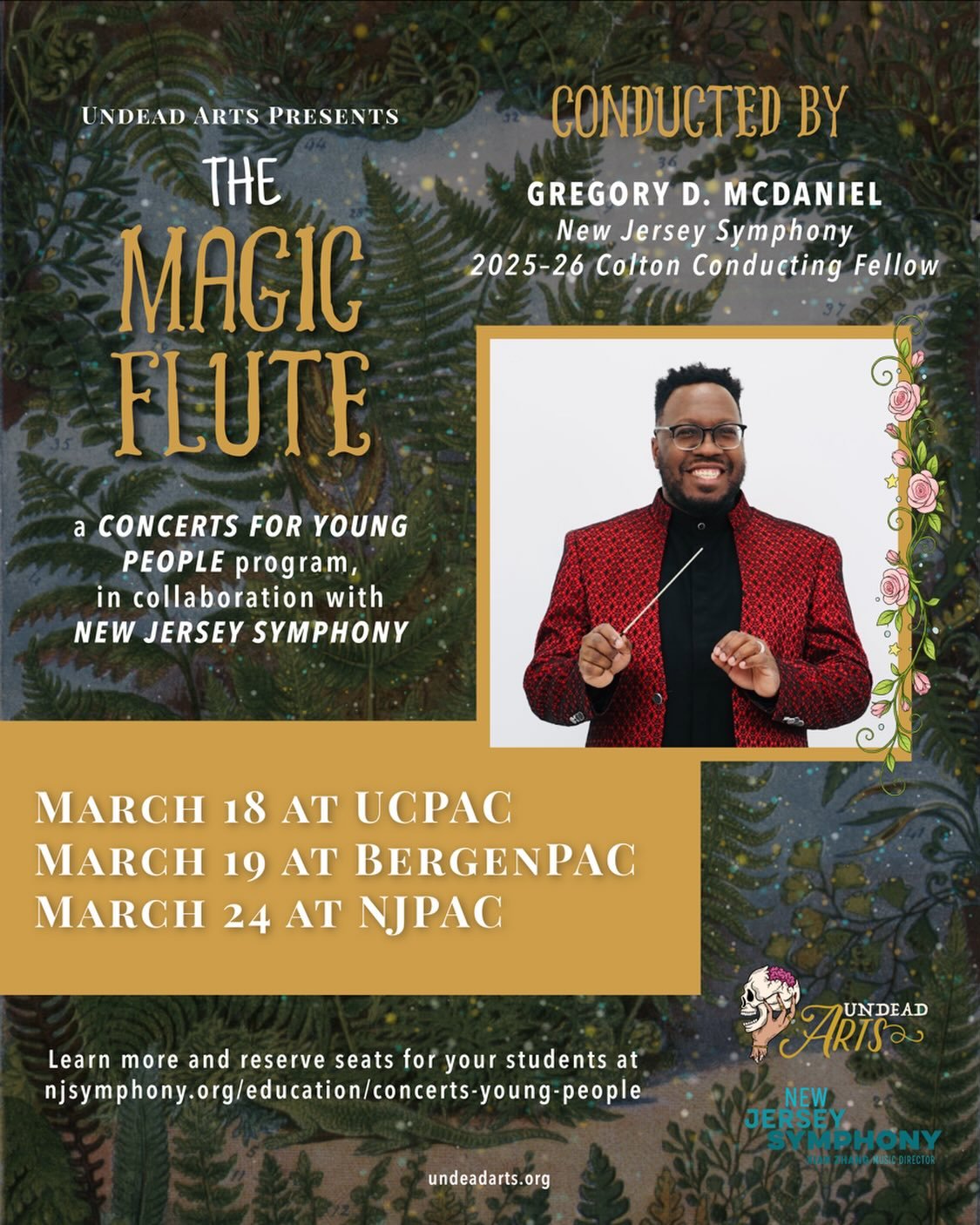 Leading The Magic Flute, Concerts for Young People in collaboration with @njsymphony is Maestro Gregory D. McDaniel.

Gregory D. McDaniel is a passionate conductor active in many different musical surroundings. Praised for his &ldquo;impeccable music