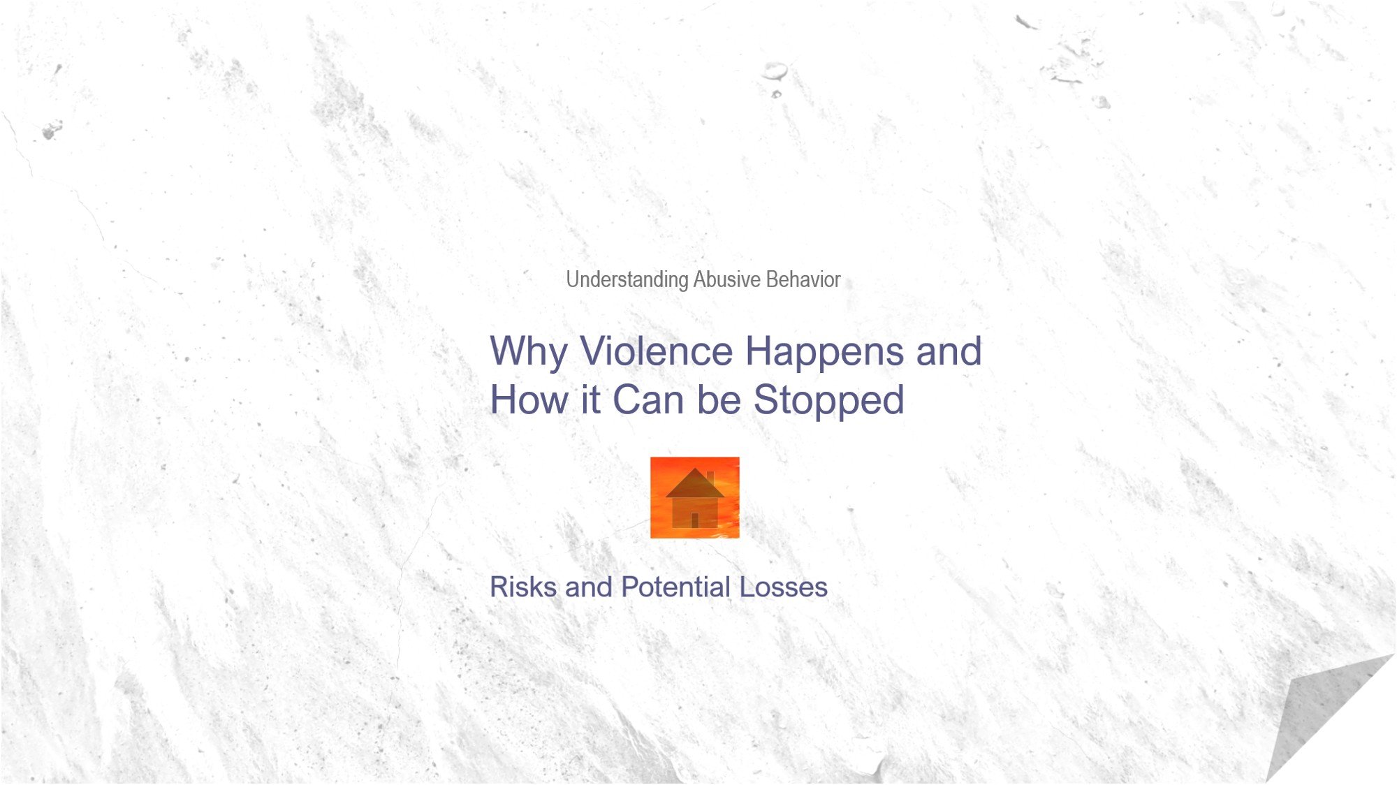 Why Violence Happens and How It Can Be
