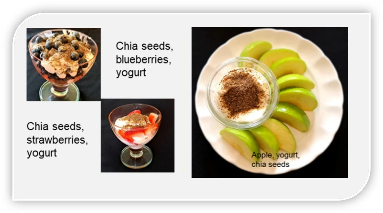 Nuts and Seeds can be added to salads, home baked goods, etc.