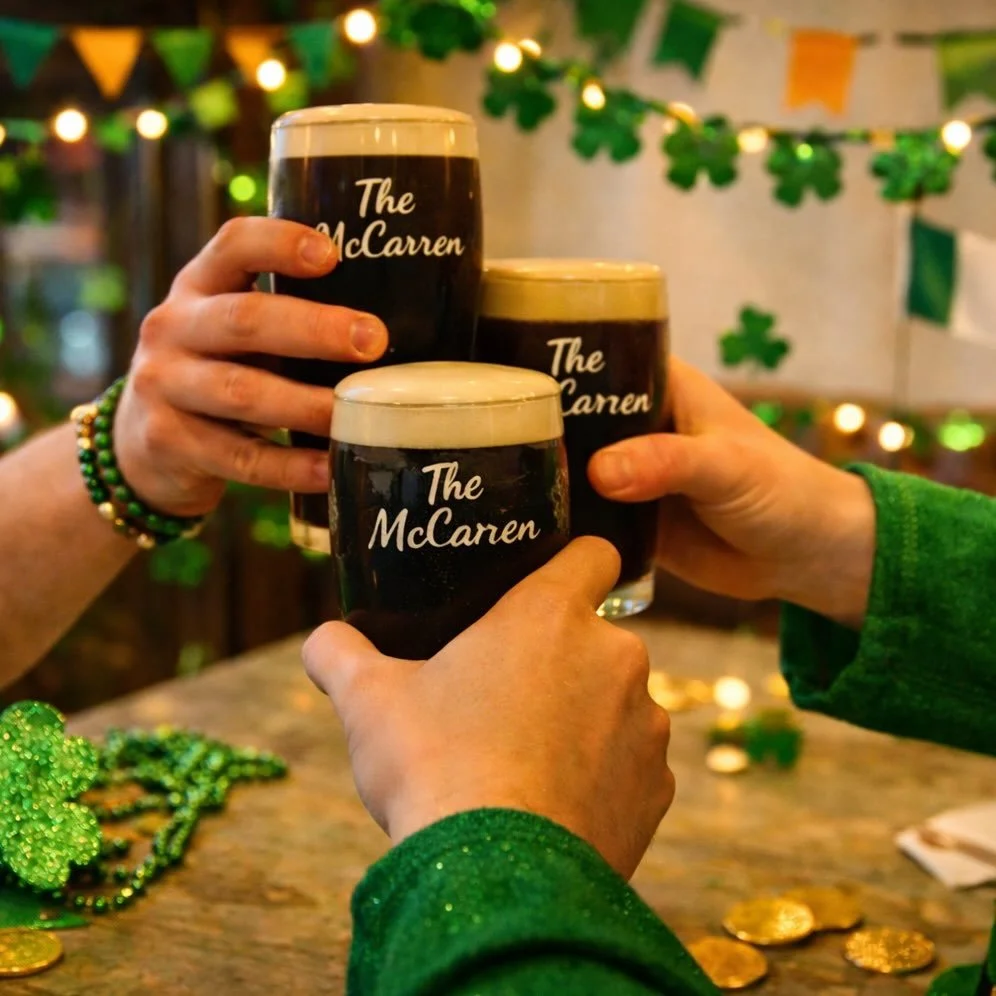 TOMORROW! We&rsquo;re excited to celebrate our first Paddy&rsquo;s Day with you all! ☘️🇮🇪 Food and drink specials all day and all the Guinness you can possibly drink! See you tomorrow! Sl&aacute;inte 🍻