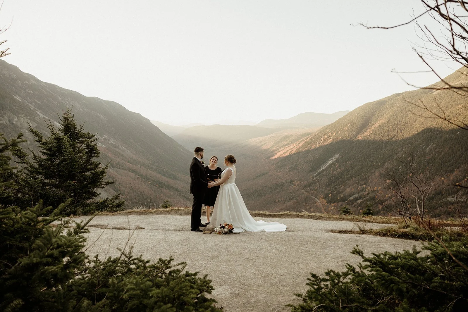 Mount Willard Elopement Crawford Notch State Park Elopement Custom Ceremony Corey Lynn Tucker Photography
