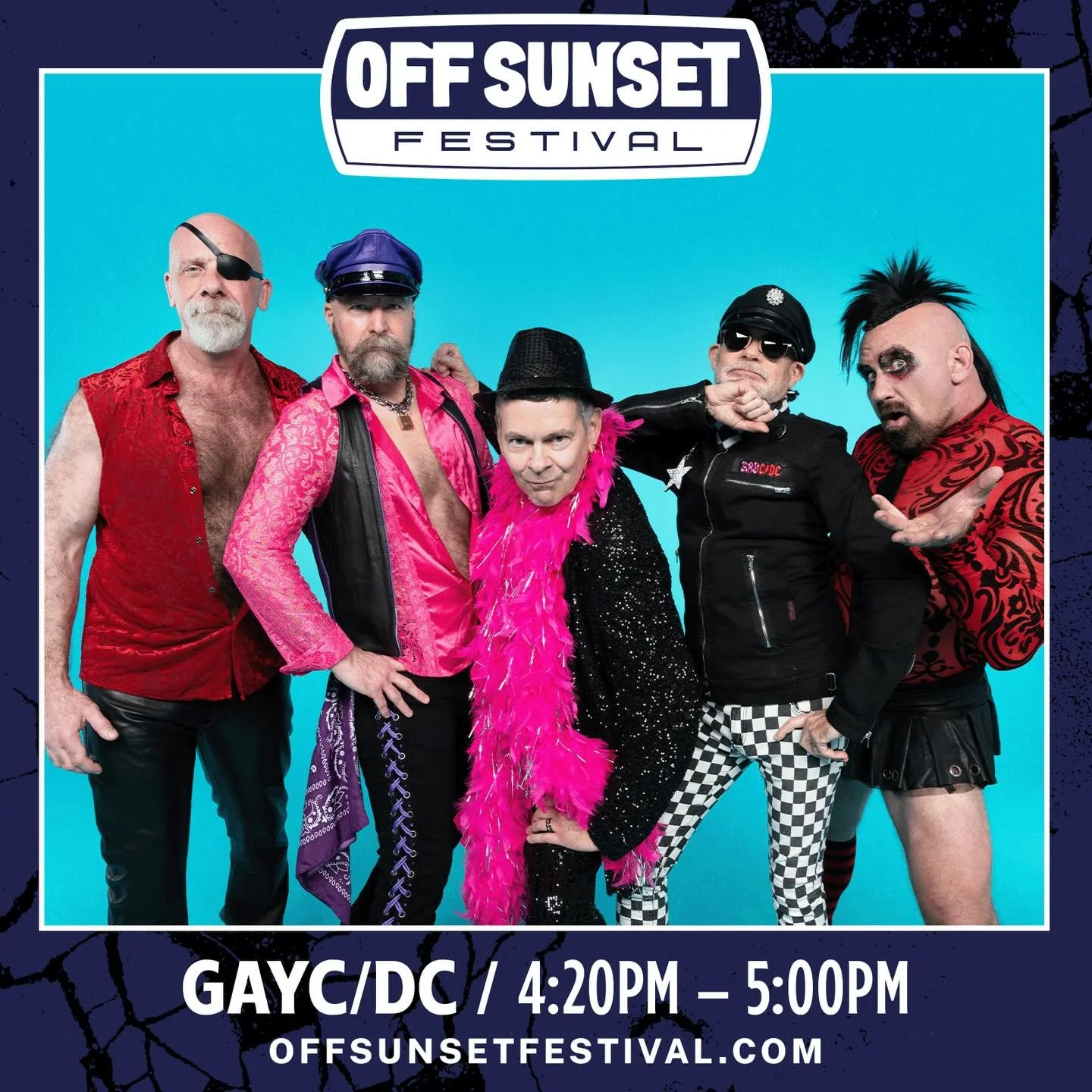 The world&rsquo;s first all-gay tribute to AC/DC, GayC/DC delivers the band&rsquo;s iconic sound with a sharp twist. Faithful to the original music but playfully reworked with camp, humor and queer perspective, the show pairs hard-driving rock with h